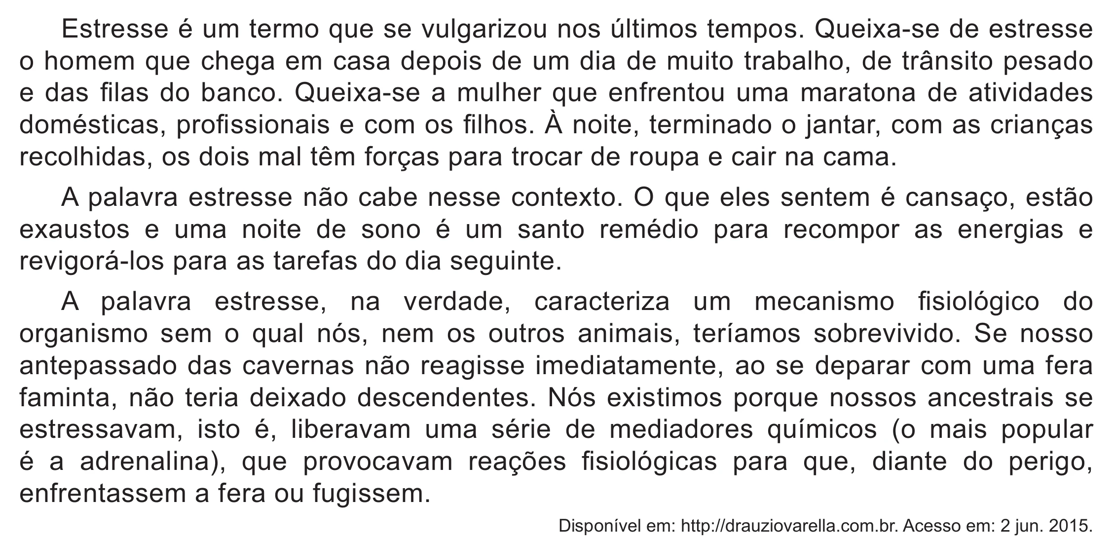 Enunciado original completo da questão 36 do ENEM 2021 - 1º Dia – Caderno 2 – Amarelo (Ampliada) – Reaplicação/PPL/Segunda Oportunidade, página 34.