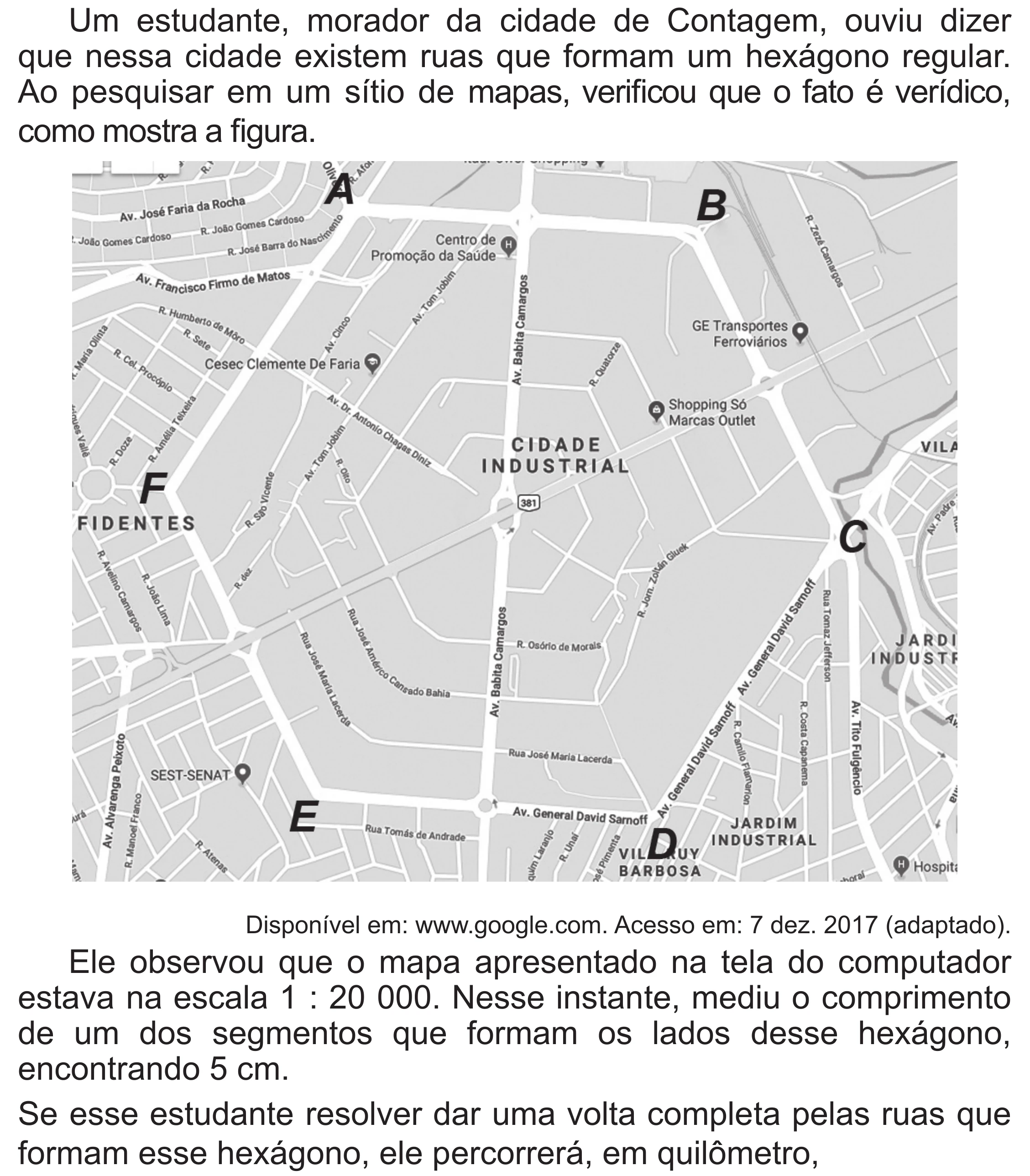 Enunciado original completo da questão 142 do ENEM 2020 - 2º Dia – Caderno 8 – Rosa (Superampliada) – Reaplicação/PPL, página 41.
