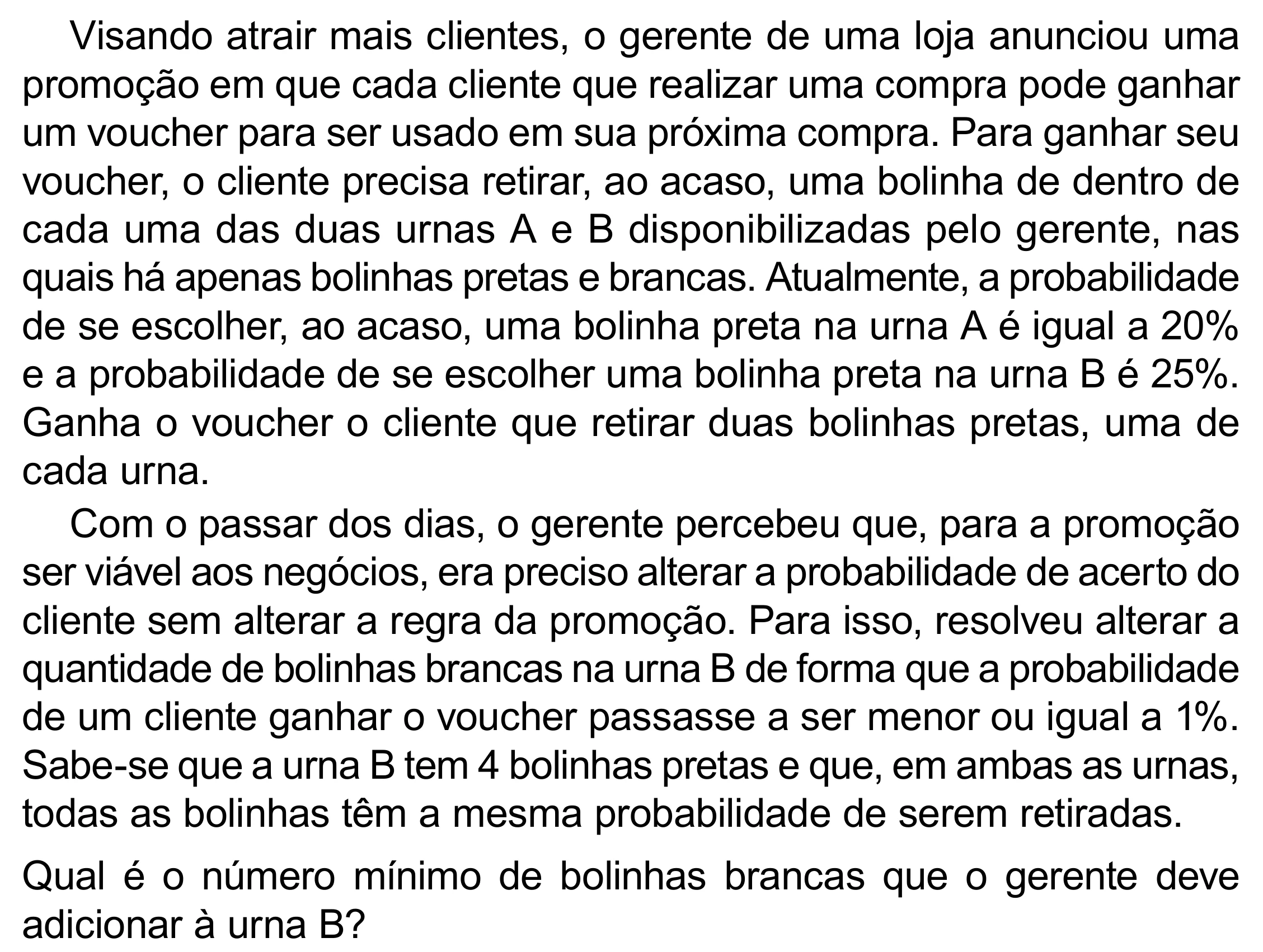 Enunciado original completo da questão 152 do ENEM 2023 - 2º Dia – Caderno 12 – Verde (Libras) – Aplicação Regular - (Superampliada), página 64.