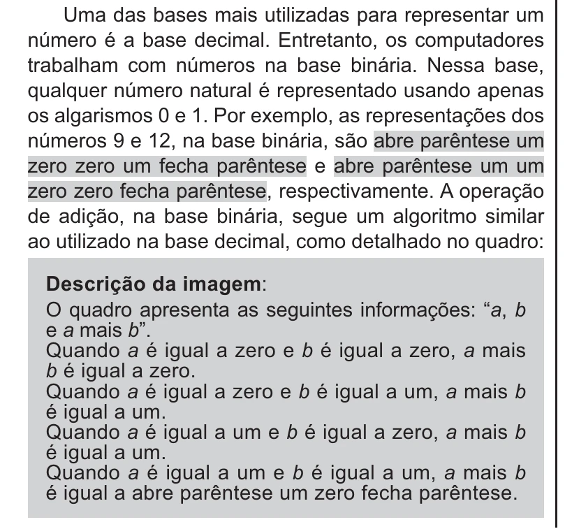 Enunciado original completo da questão 137 do ENEM 2021 - 2º Dia – Caderno 11 – Laranja (braile e ledor) – Aplicação Regular, página 16.