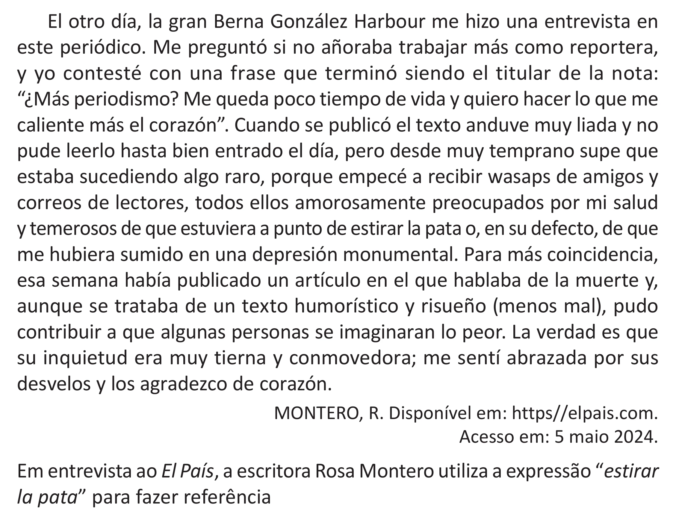 Enunciado original completo da questão 1 (espanhol) do ENEM 2025 - 1º Dia – Caderno 9 – Laranja (Braile e ledor) – Reaplicação - (Superampliada), página 8.