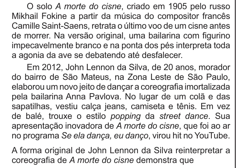 Enunciado original completo da questão 17 do ENEM 2021 - 1º Dia – Caderno 9 – Laranja (Braile e ledor) – Aplicação Regular, página 10.