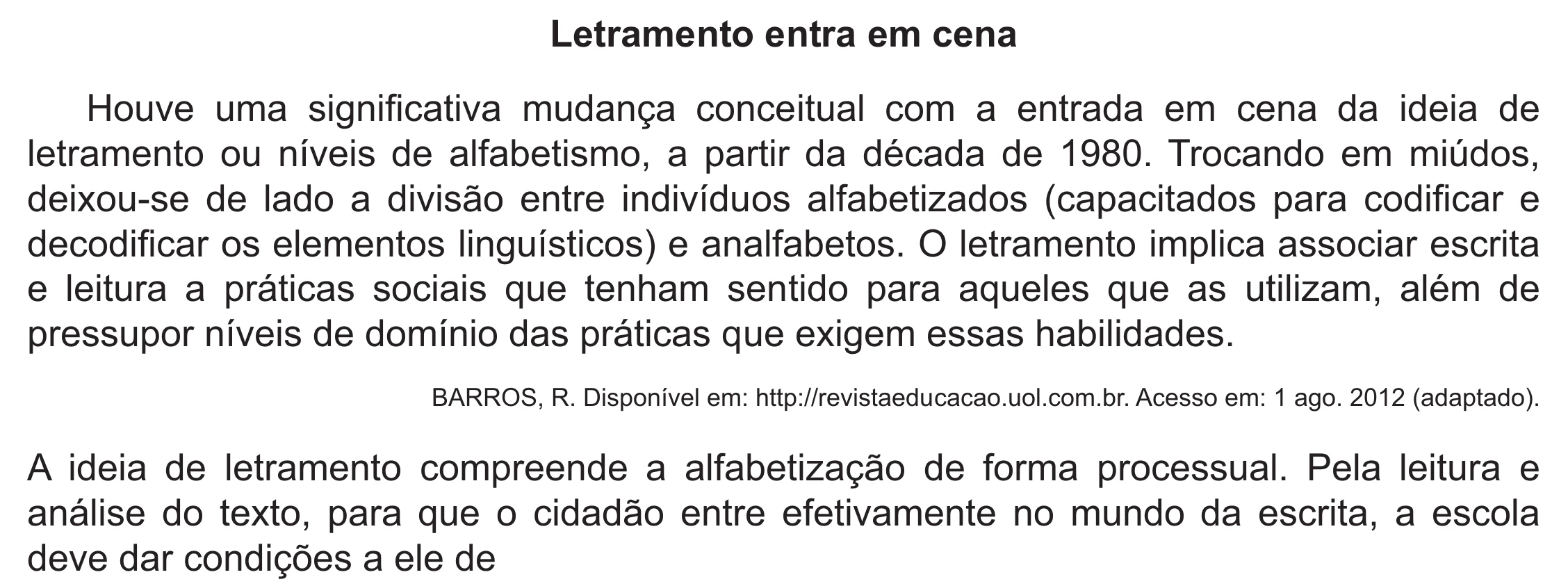 Enunciado original completo da questão 9 do ENEM 2021 - 1º Dia – Caderno 2 – Amarelo (Ampliada) – Reaplicação/PPL/Segunda Oportunidade, página 13.