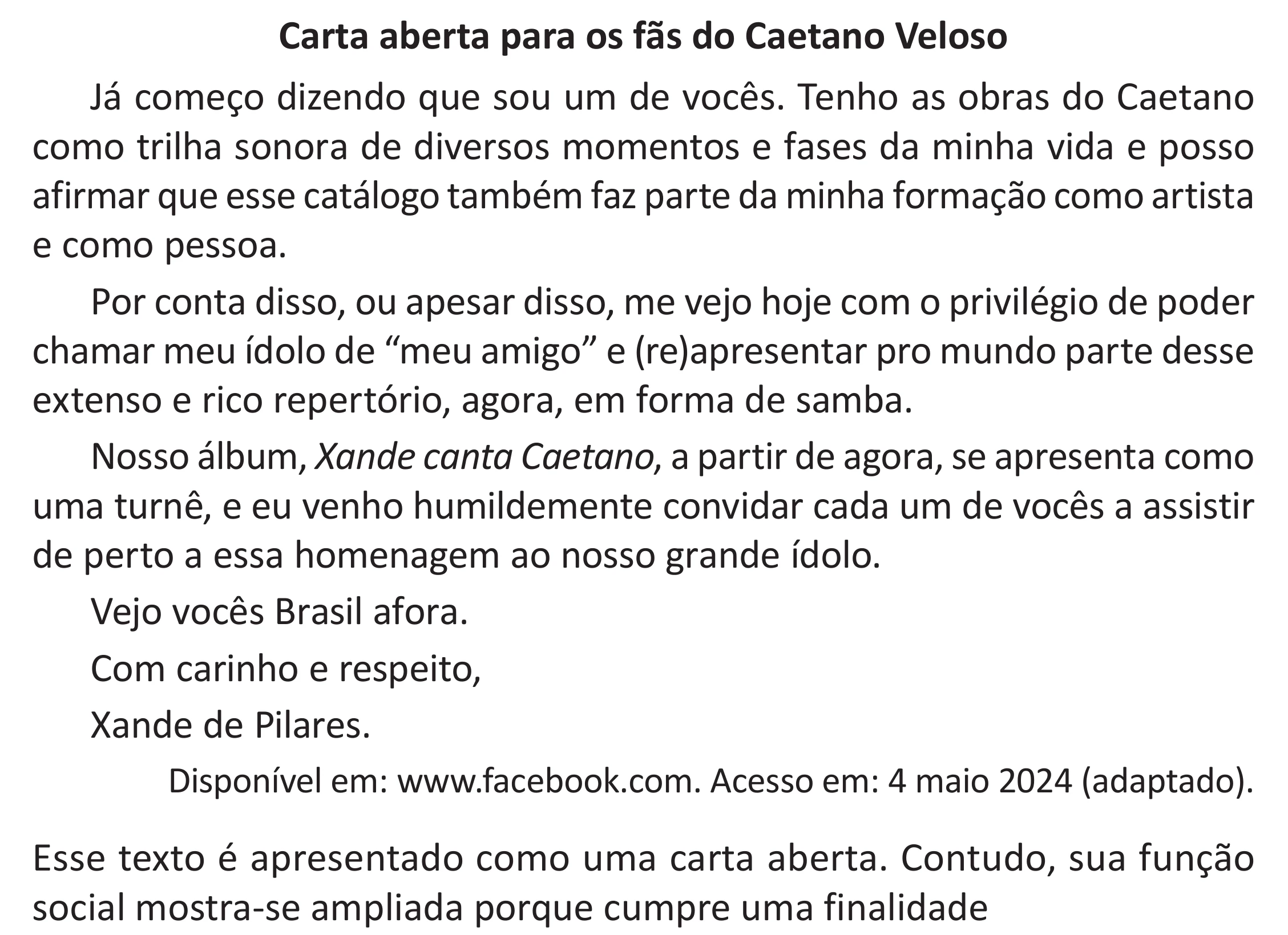 Enunciado original completo da questão 9 do ENEM 2025 - 1º Dia – Caderno 9 – Laranja (Braile e ledor) – Reaplicação - (Superampliada), página 16.
