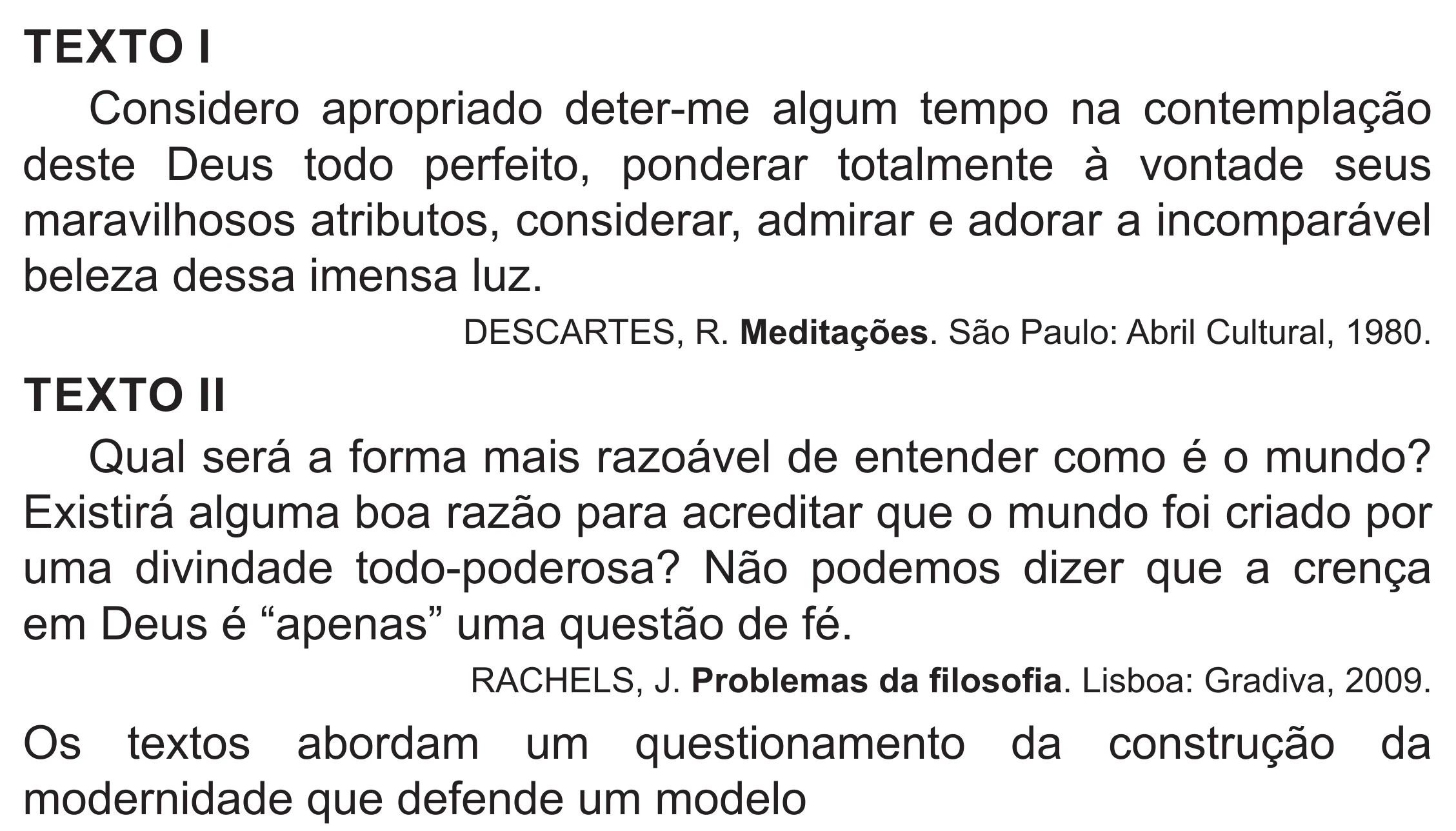 Enunciado original completo da questão 89 do ENEM 2019 - 1º Dia – Caderno 2 – Amarelo (Superampliada) – Aplicação Regular, página 78.