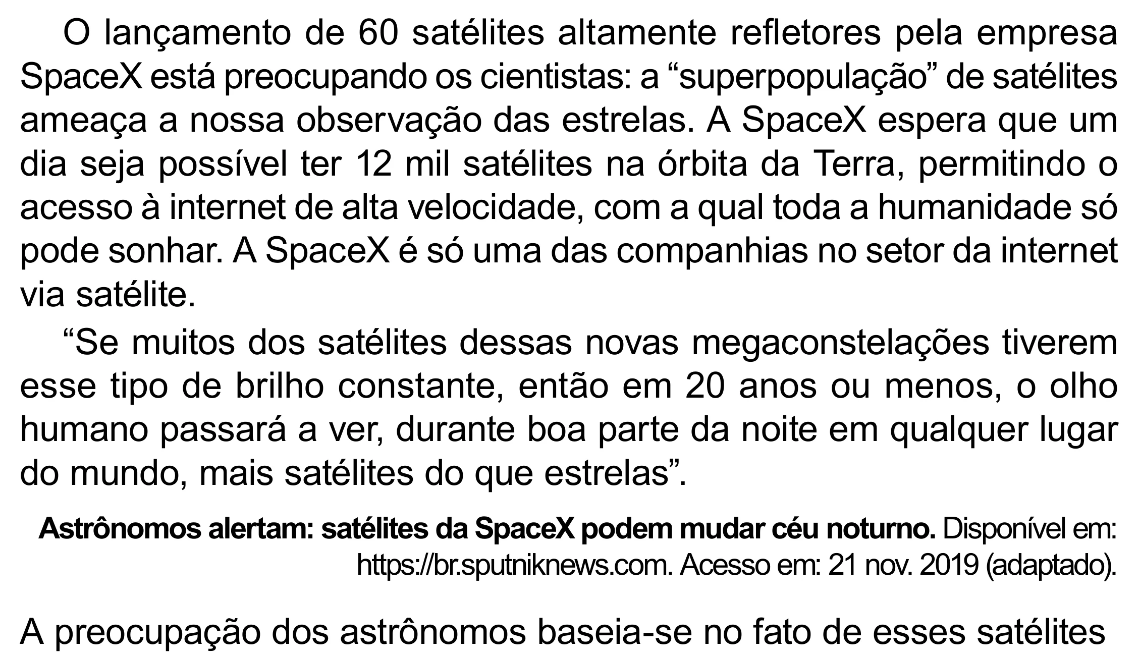 Enunciado original completo da questão 106 do ENEM 2023 - 2º Dia – Caderno 8 – Rosa (Superampliada) – Reaplicação/PPL, página 17.