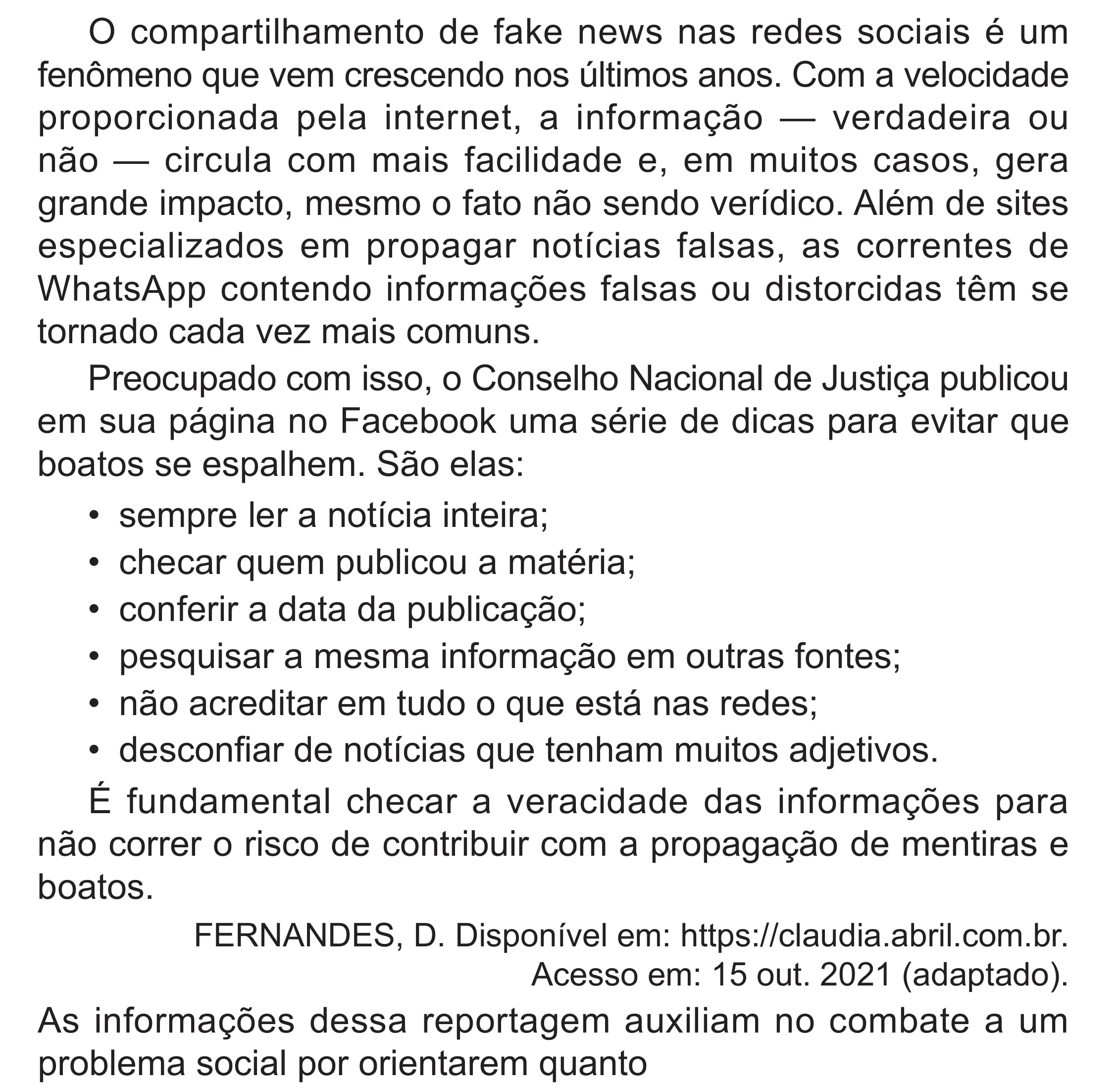 Enunciado original completo da questão 14 do ENEM 2024 - 1º Dia – Caderno 4 – Verde (Superampliada) – Reaplicação/PPL, página 21.