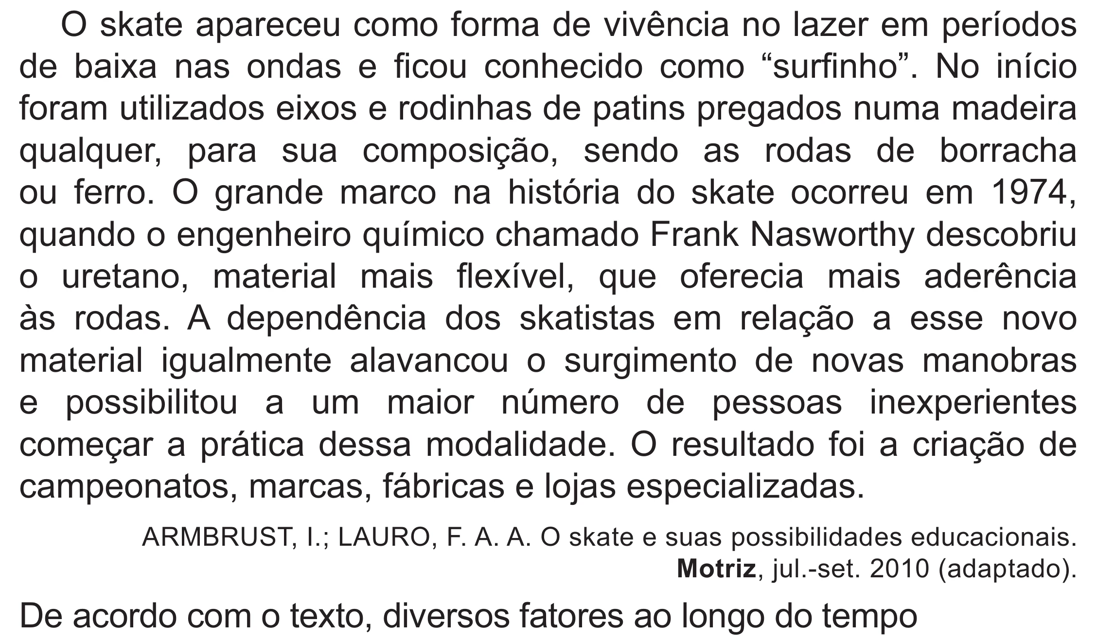 Enunciado original completo da questão 13 do ENEM 2021 - 1º Dia – Caderno 10 – Verde (Libras – Superampliada) – Aplicação Regular, página 19.