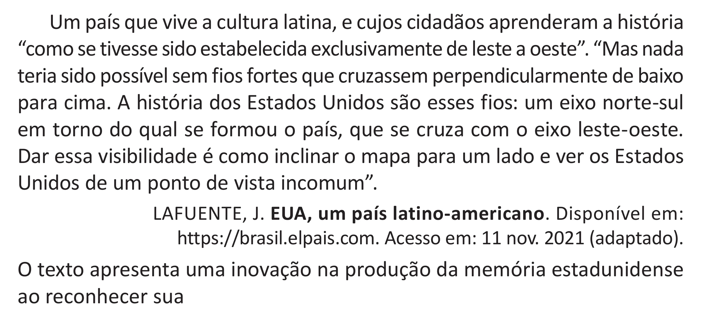 Enunciado original completo da questão 85 do ENEM 2025 - 1º Dia – Caderno 9 – Laranja (Braile e ledor) – Reaplicação - (Superampliada), página 90.