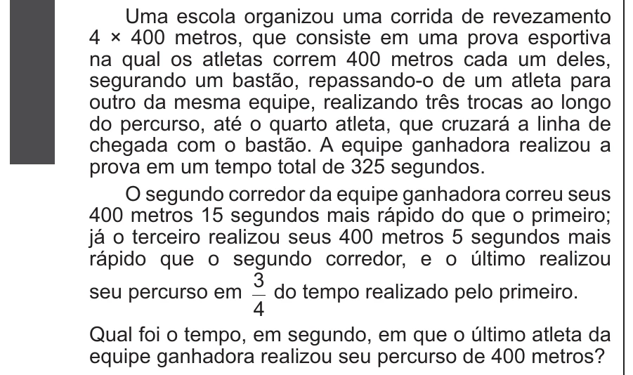 Enunciado original completo da questão 142 do ENEM 2017 - 2º Dia - Caderno 6 - Cinza – Reaplicação/PPL, página 18.