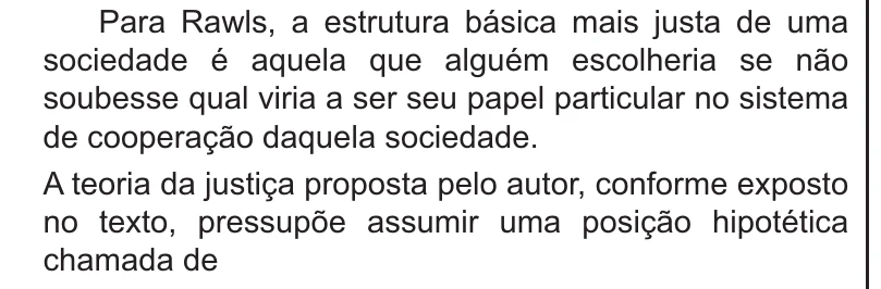 Enunciado original completo da questão 61 do ENEM 2021 - 1º Dia – Caderno 9 – Laranja (braile e ledor) – Reaplicação/PPL/Segunda Oportunidade, página 27.