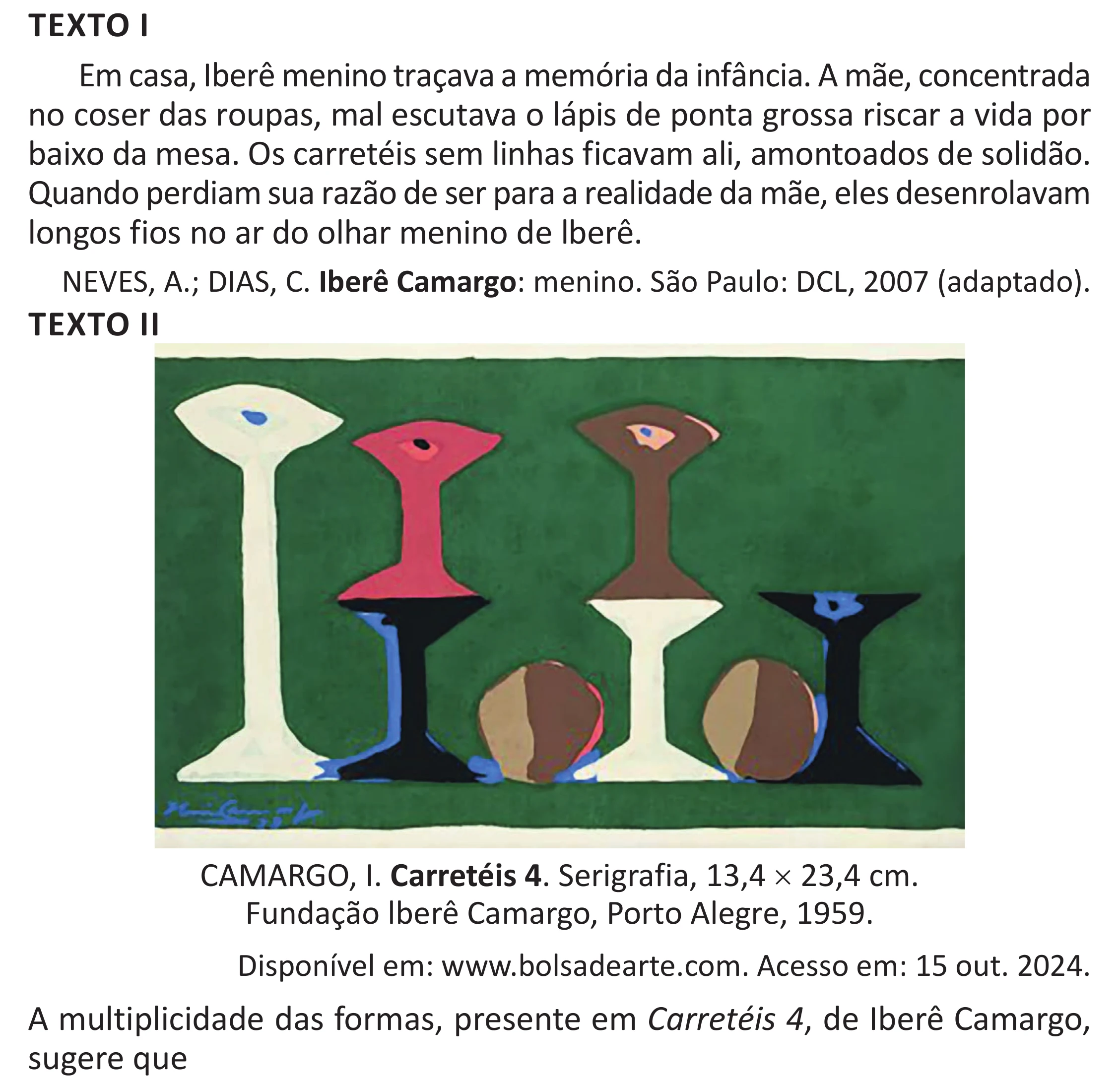 Enunciado original completo da questão 41 do ENEM 2025 - 1º Dia – Caderno 9 – Laranja (Braile e ledor) – Aplicação Regular - (Superampliada) - Belém, Ananindeua e Marituba, página 48.