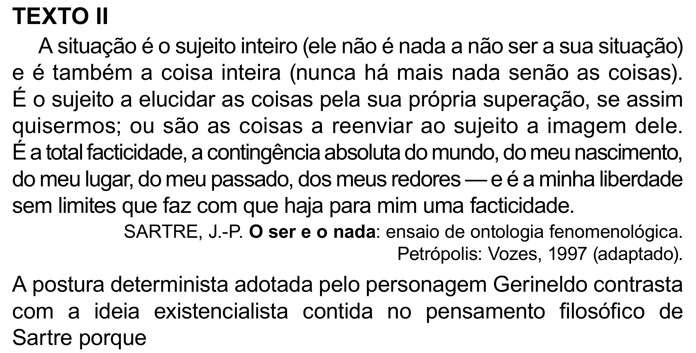 Enunciado original completo da questão 70 do ENEM 2023 - 1º Dia – Caderno 10 – Verde (Libras) – Aplicação Regular - (Superampliada), página 79.