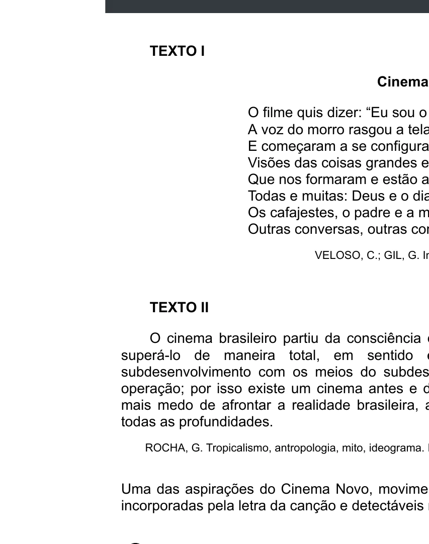 Enunciado original completo da questão 42 do ENEM 2020 - 1º Dia - Caderno 4 – Rosa – Espanhol – Aplicação digital, página 47.