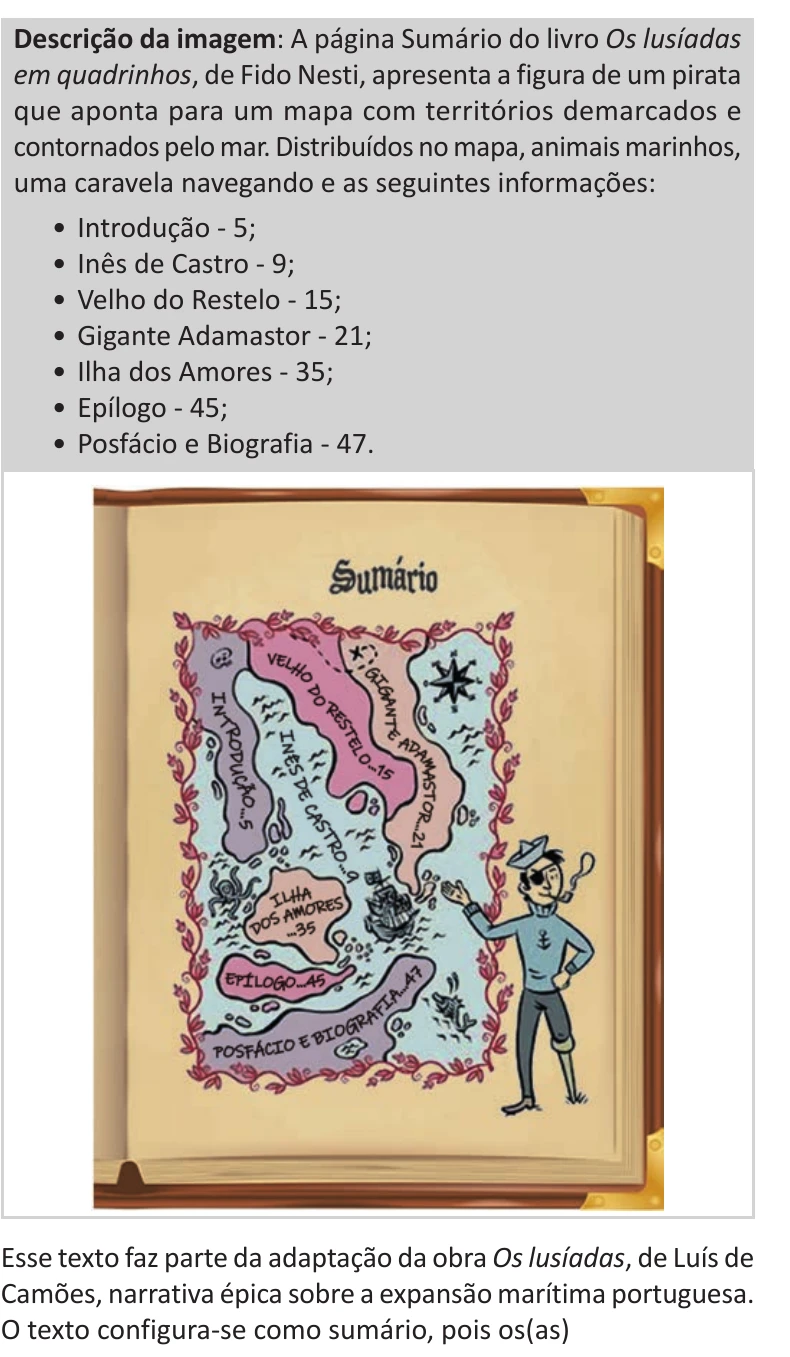 Enunciado original completo da questão 7 do ENEM 2025 - 1º Dia – Caderno 9 – Laranja (Braile e ledor) – Reaplicação - (Ledor), página 5.