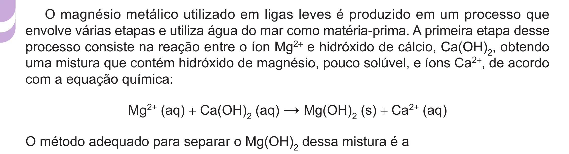Enunciado original completo da questão 133 do ENEM 2024 - 2º Dia – Caderno 12 – Roxo (Libras) – Aplicação Regular - (Ampliada), página 28.
