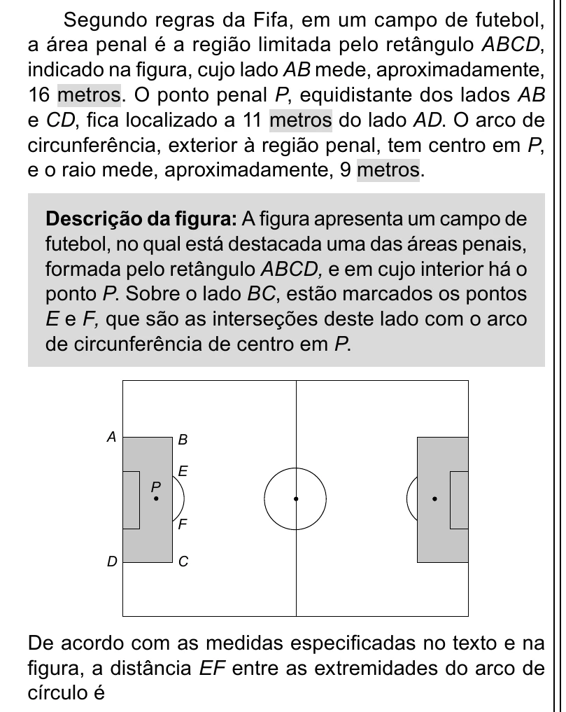 Enunciado original completo da questão 152 do ENEM 2023 - 2º Dia – Caderno 11 – Laranja (braile e ledor) – Reaplicação/PPL, página 24.