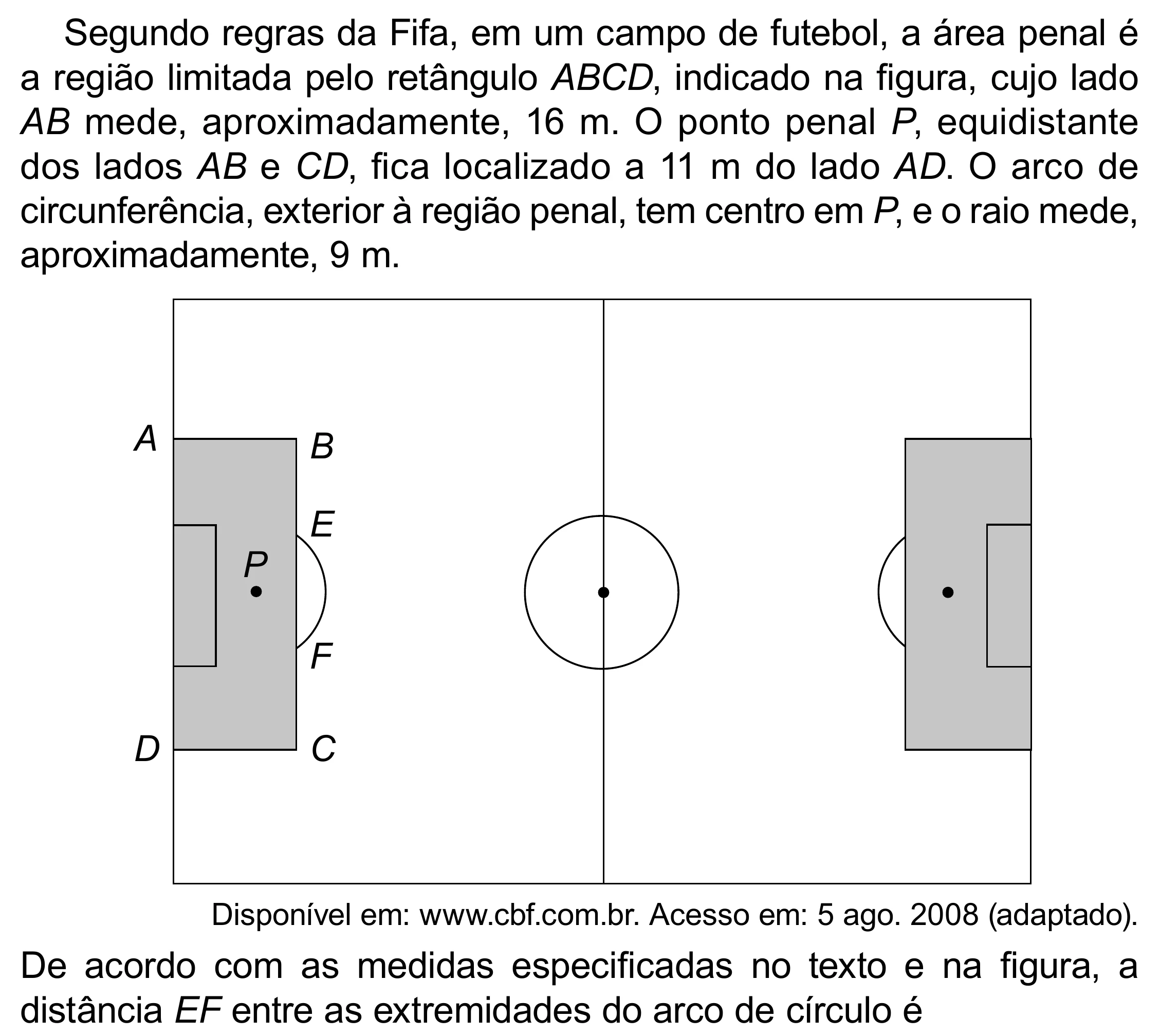 Enunciado original completo da questão 152 do ENEM 2023 - 2º Dia – Caderno 8 – Rosa (Superampliada) – Reaplicação/PPL, página 65.