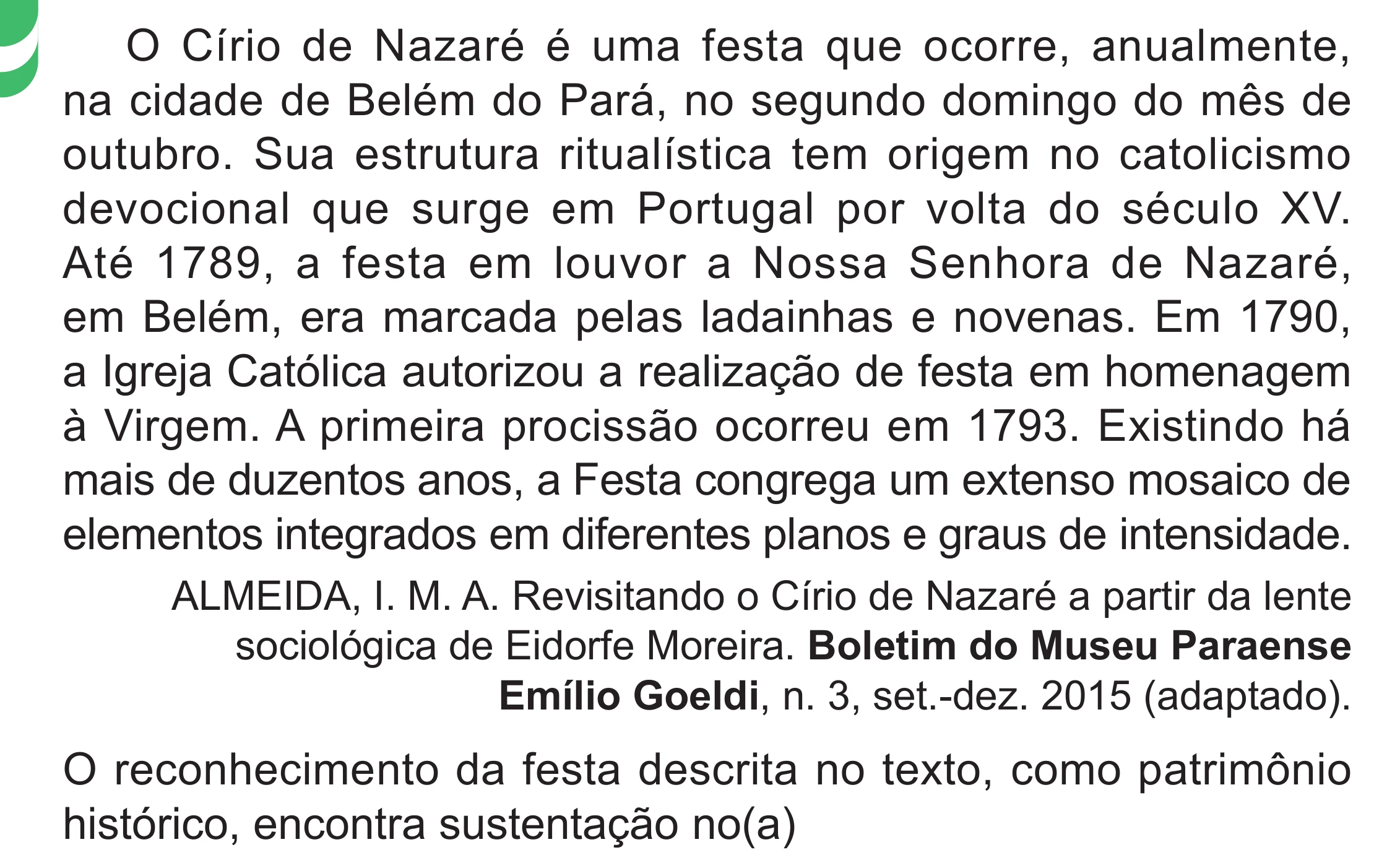Enunciado original completo da questão 55 do ENEM 2024 - 1º Dia – Caderno 4 – Verde – Aplicação Regular - (Superampliada), página 68.