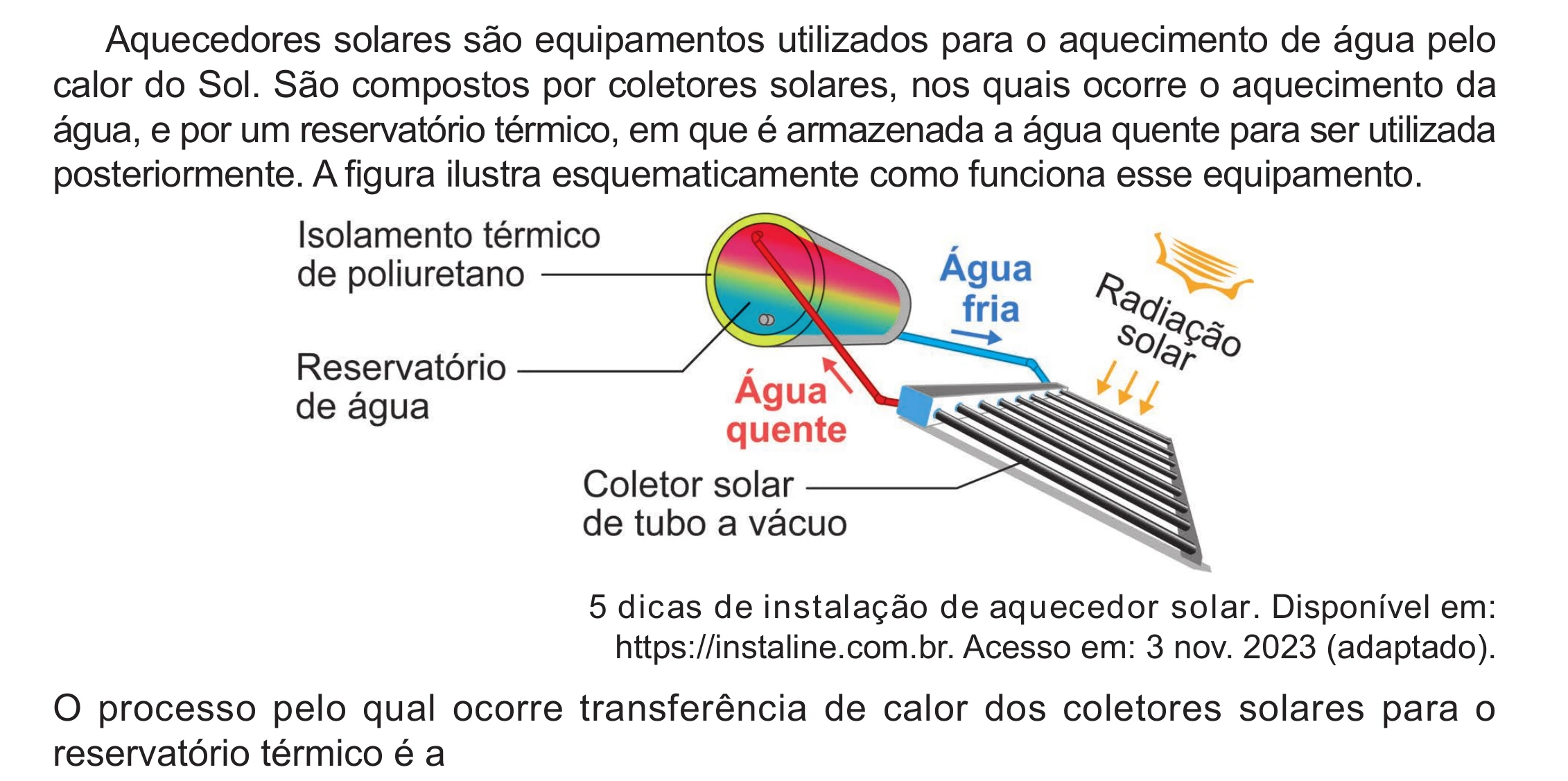 Enunciado original completo da questão 101 do ENEM 2024 - 2º Dia – Caderno 8 – Verde – Aplicação Regular - (Ampliada), página 7.