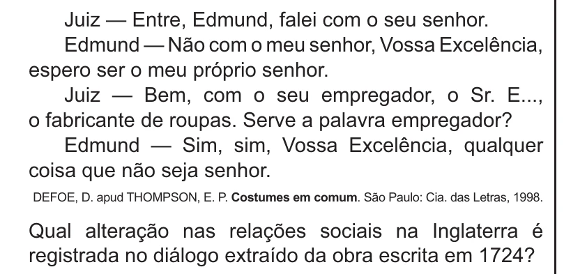 Enunciado original completo da questão 46 do ENEM 2021 - 1º Dia – Caderno 2 – Amarelo – Reaplicação/PPL/Segunda Oportunidade, página 21.