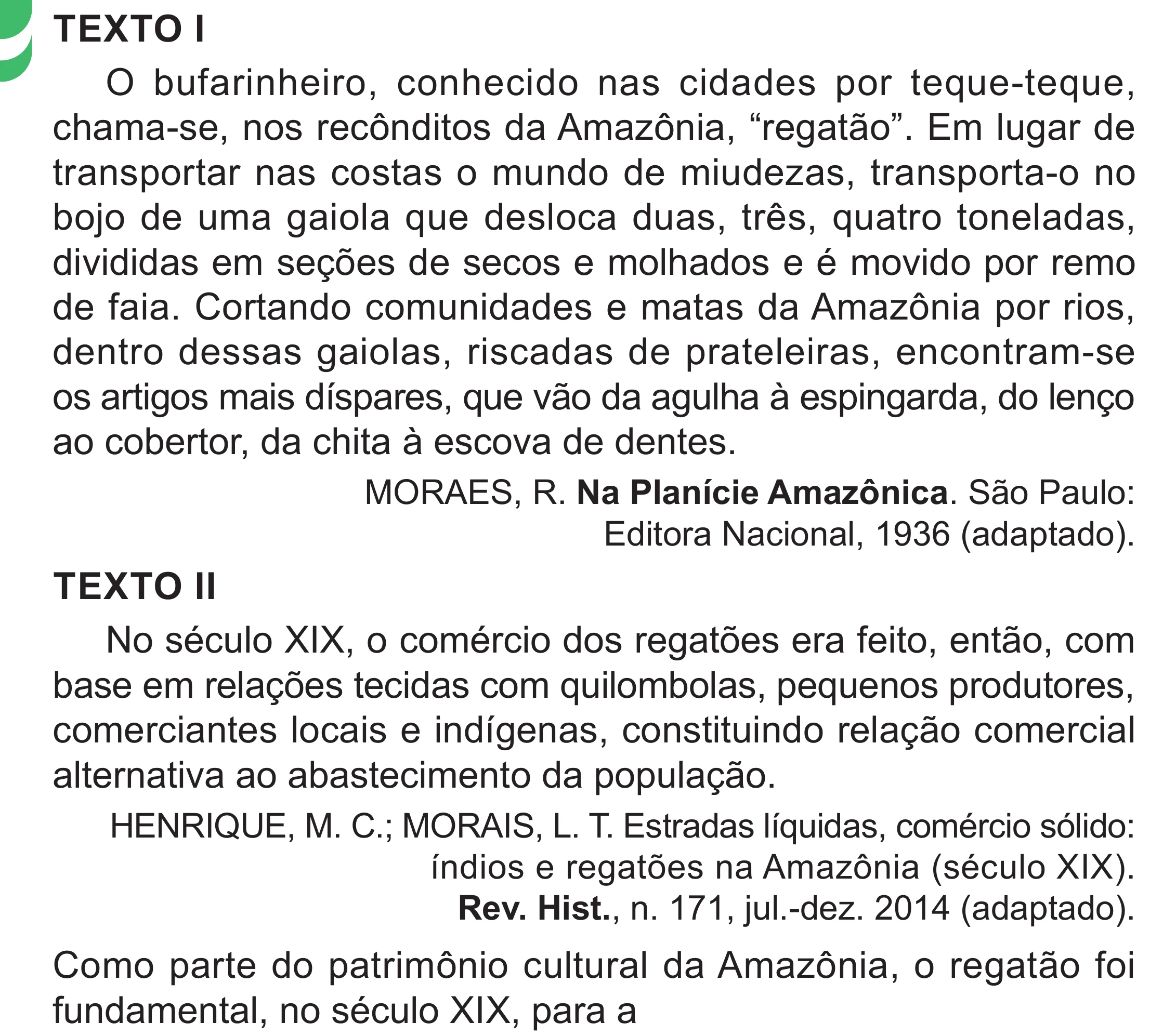 Enunciado original completo da questão 70 do ENEM 2024 - 1º Dia – Caderno 4 – Verde – Aplicação Regular - (Superampliada), página 78.