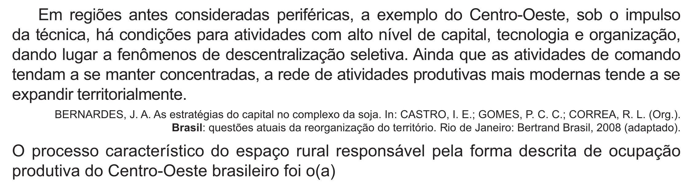 Enunciado original completo da questão 73 do ENEM 2021 - 1º Dia – Caderno 2 – Amarelo (Ampliada) – Reaplicação/PPL/Segunda Oportunidade, página 56.