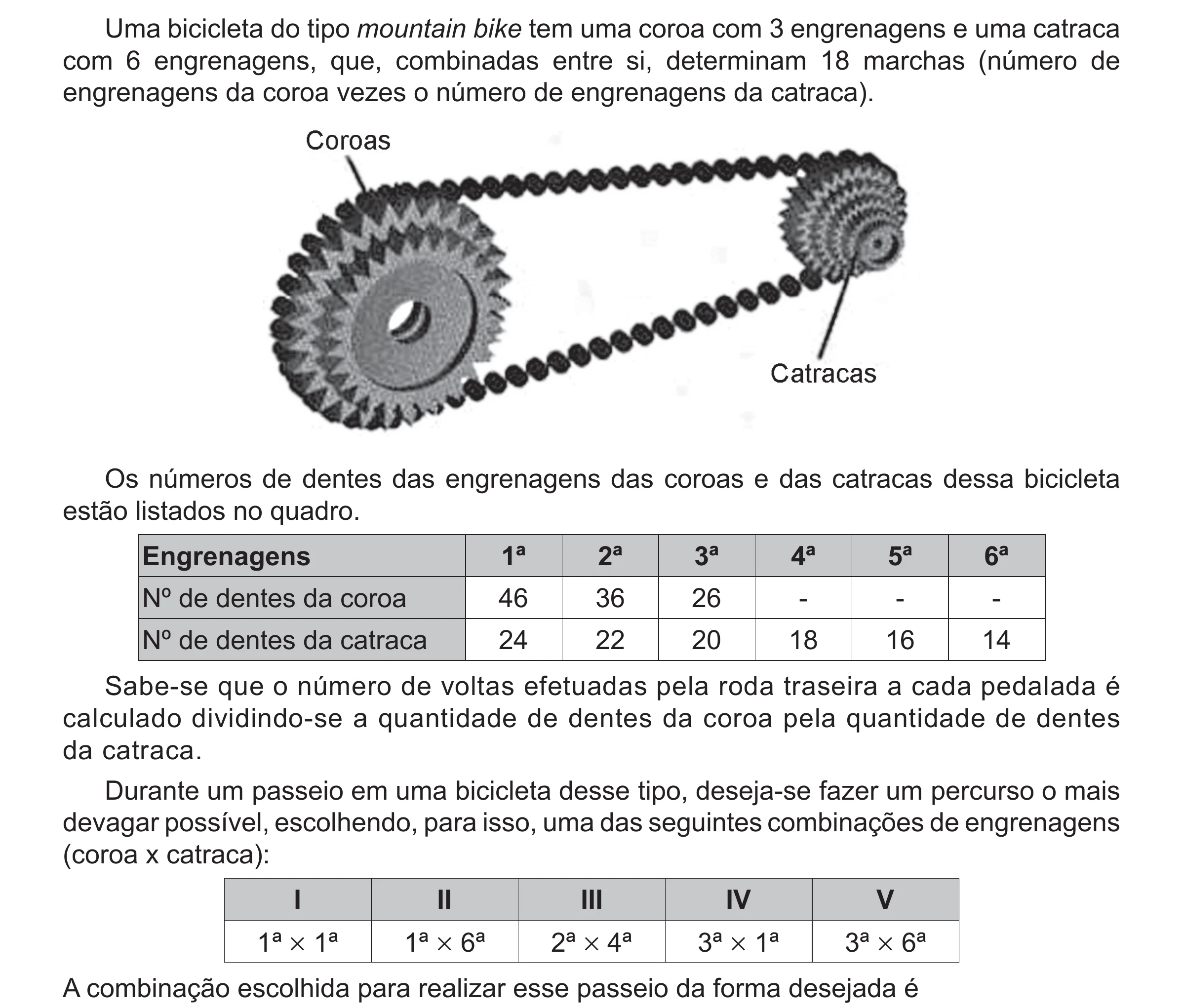 Enunciado original completo da questão 166 do ENEM 2017 - 2º Dia - Caderno 5 – Amarelo(Ampliada) – Aplicação regular, página 50.