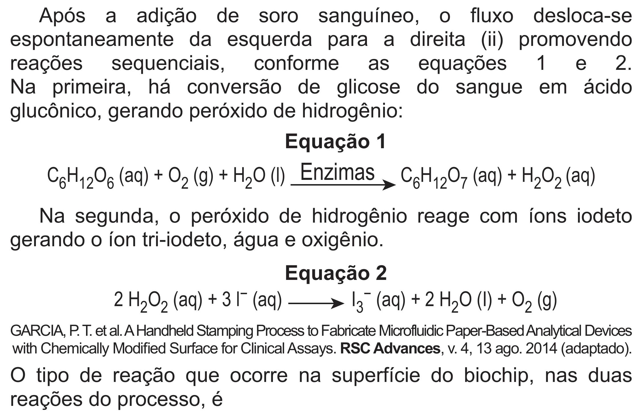 Enunciado original completo da questão 113 do ENEM 2019 - 2º Dia – Caderno 6 – Cinza (Superampliada) – Aplicação Regular, página 24.