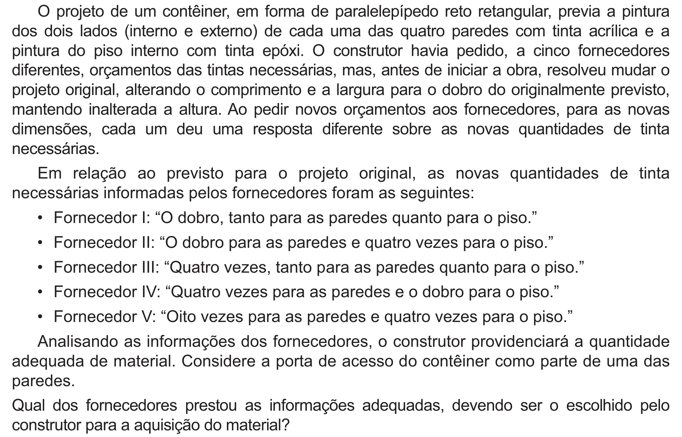 Enunciado original completo da questão 152 do ENEM 2021 - 2º Dia – Caderno 5 – Amarelo (Ampliada) – Aplicação Regular, página 44.