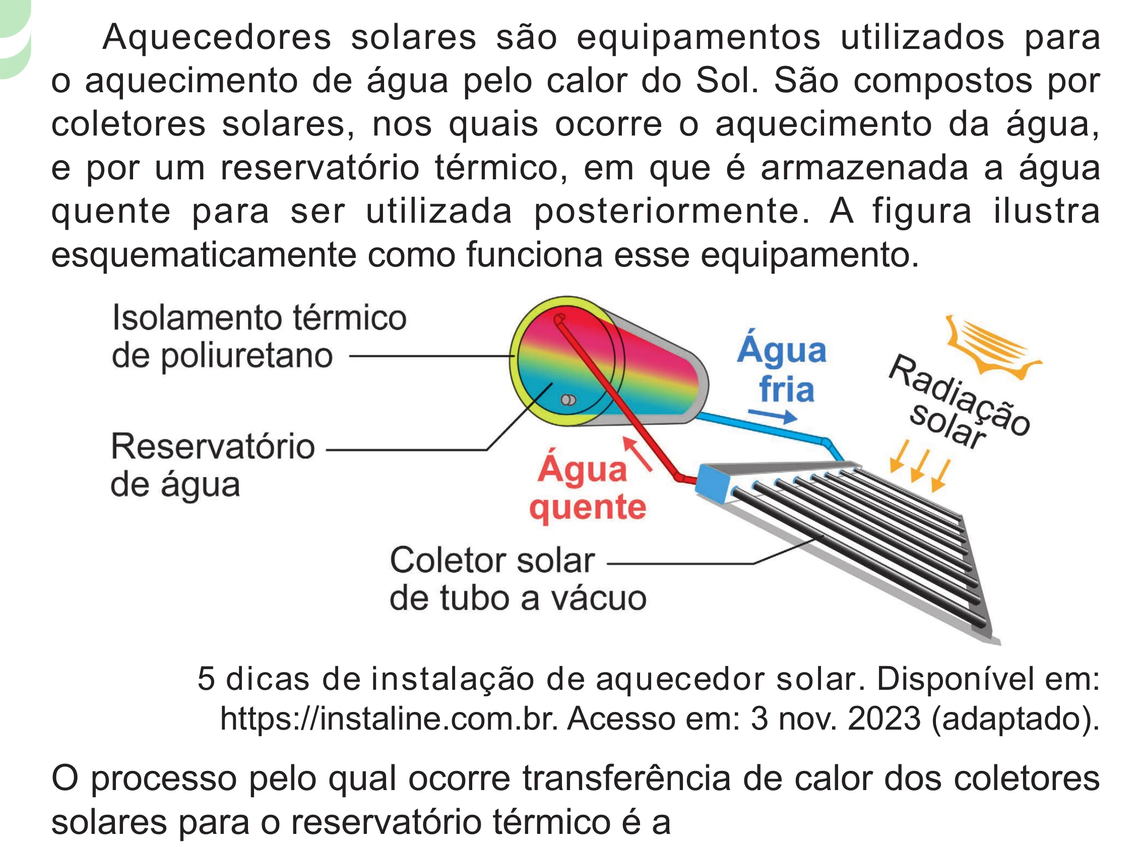 Enunciado original completo da questão 101 do ENEM 2024 - 2º Dia – Caderno 8 – Verde – Aplicação Regular - (Superampliada), página 12.
