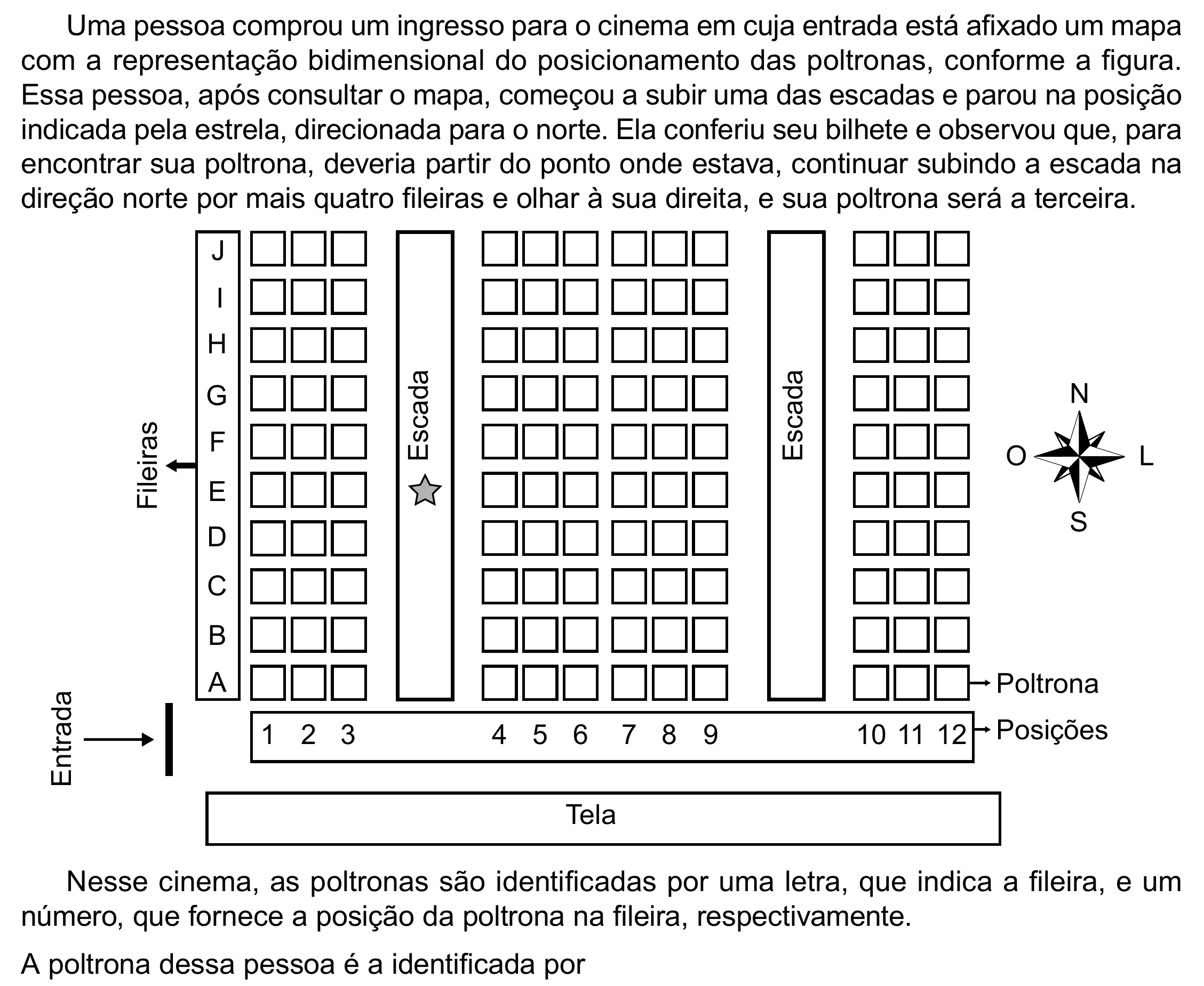 Enunciado original completo da questão 136 do ENEM 2023 - 2º Dia – Caderno 12 – Verde (Libras) – Aplicação Regular - (Ampliada), página 30.