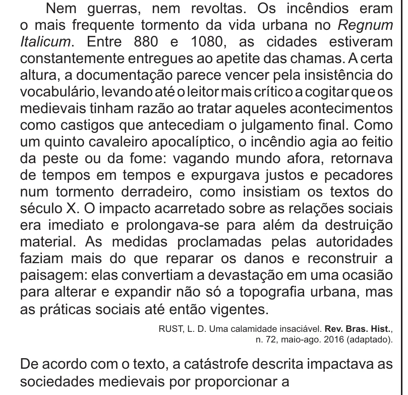 Enunciado original completo da questão 47 do ENEM 2021 - 1º Dia – Caderno 3 – Branco – Aplicação Regular, página 22.