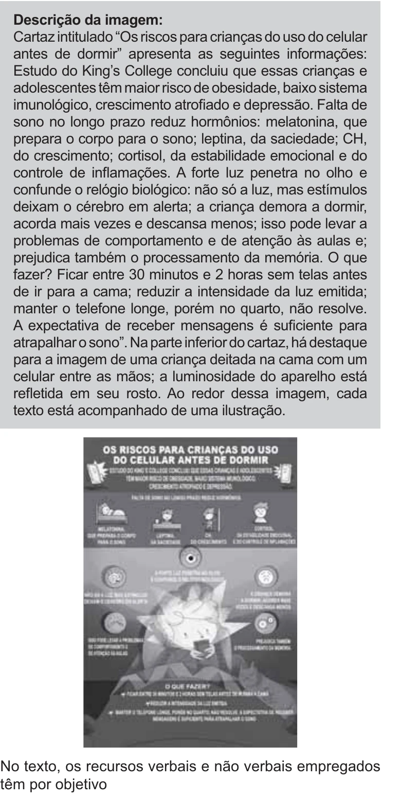 Enunciado original completo da questão 31 do ENEM 2021 - 1º Dia – Caderno 9 – Laranja (Braile e ledor) – Aplicação Regular, página 15.