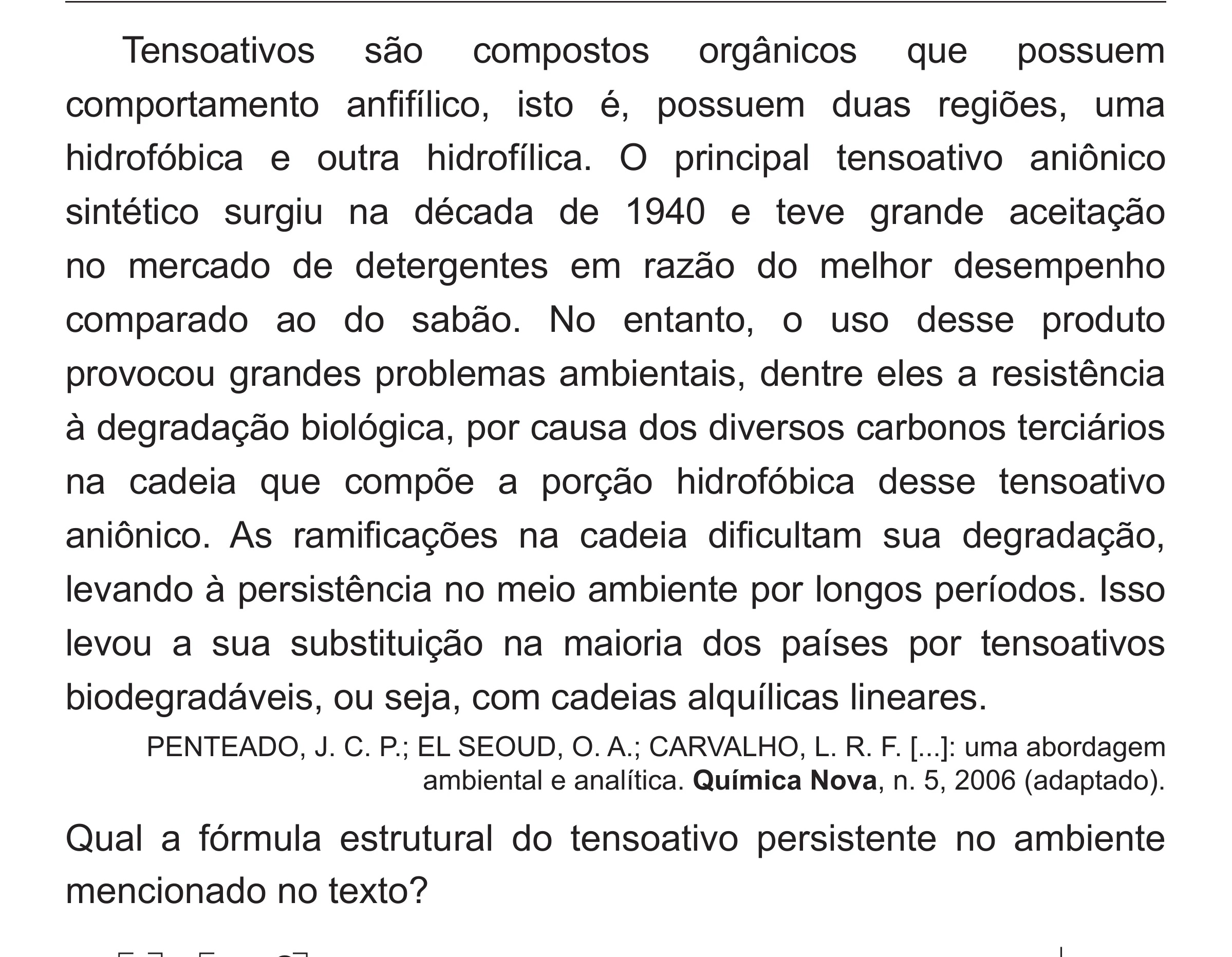 Enunciado original completo da questão 129 do ENEM 2018 - 2º Dia - Caderno 5 – Amarelo (Superampliada) – Aplicação regular, página 36.