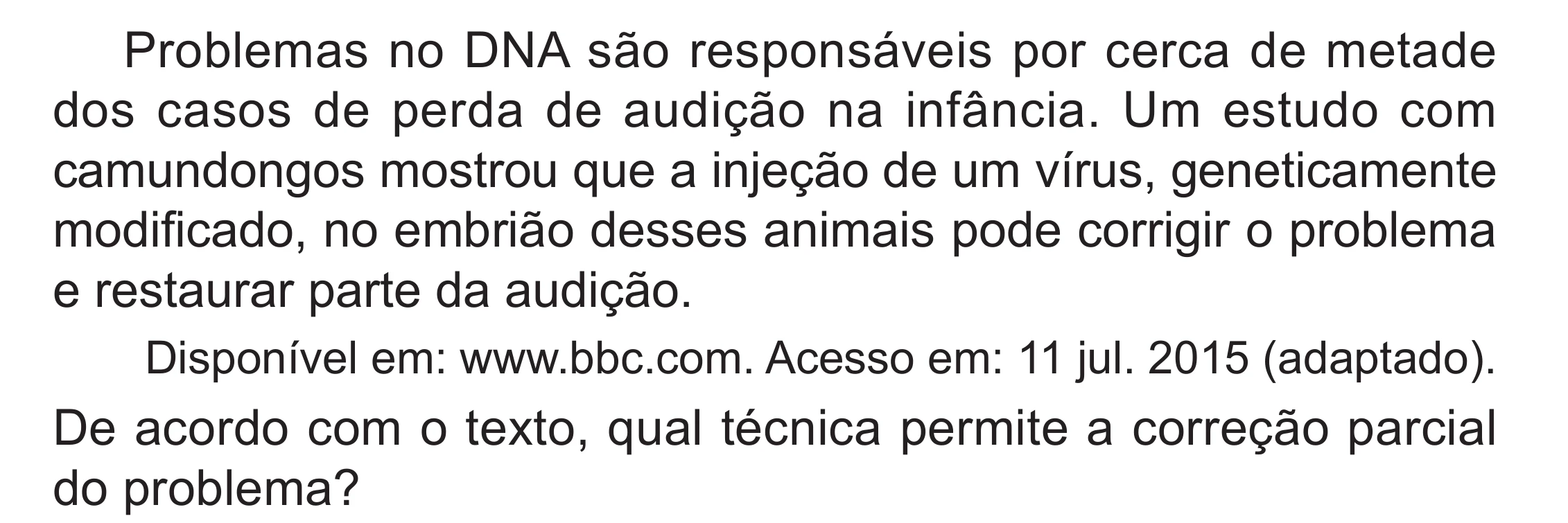 Enunciado original completo da questão 103 do ENEM 2024 - 2º Dia – Caderno 8 – Verde (Superampliada) – Reaplicação/PPL, página 13.