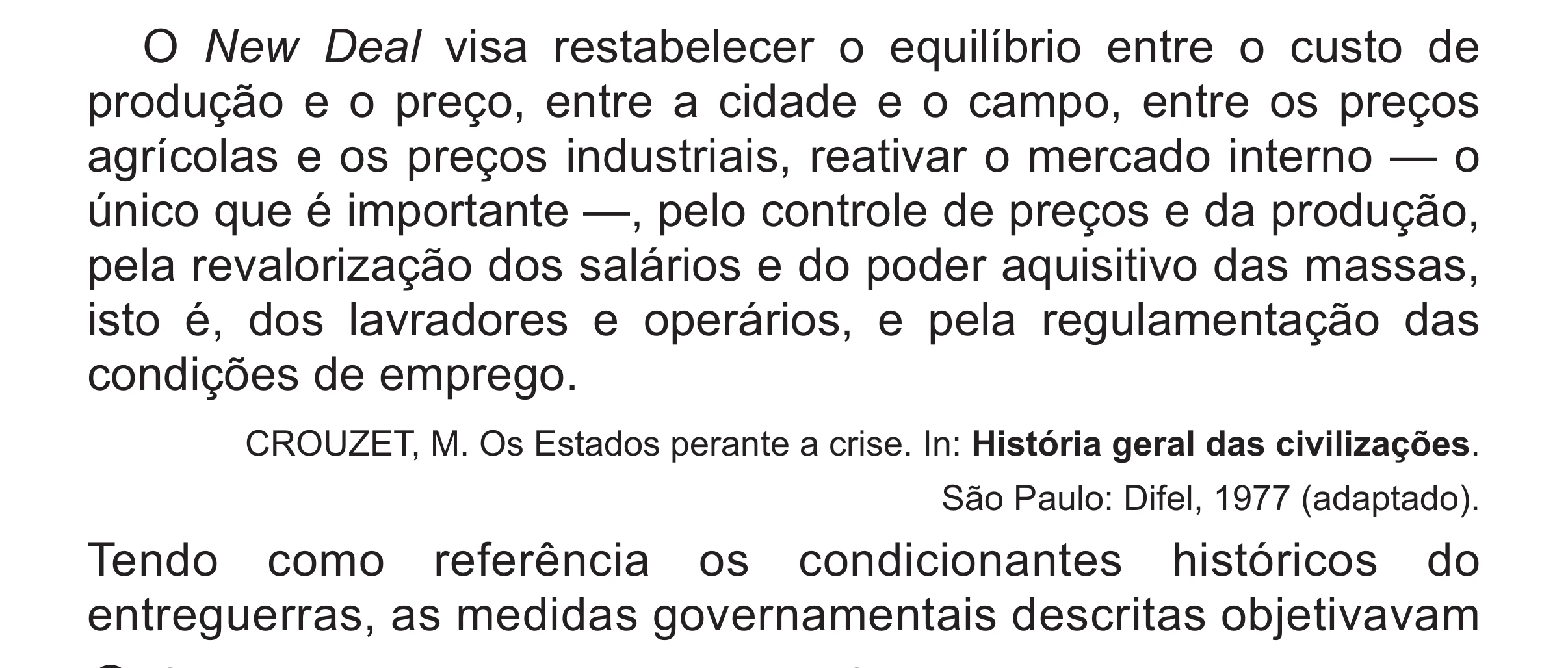 Enunciado original completo da questão 62 do ENEM 2017 - 1º Dia - Caderno 1 - Azul (Superampliada) – Aplicação regular, página 62.