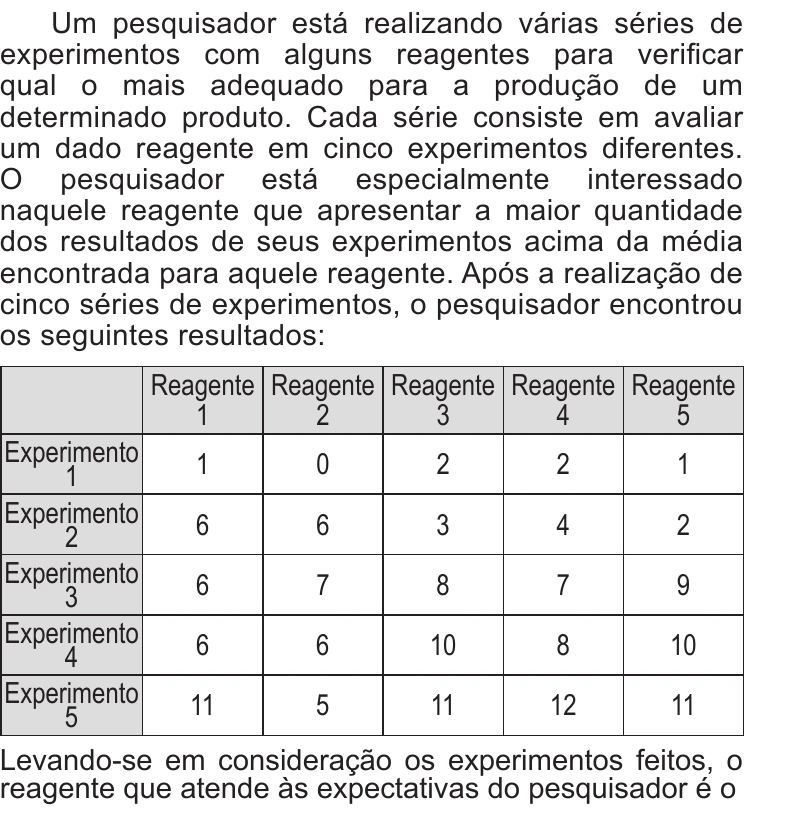 Enunciado original completo da questão 161 do ENEM 2014 - 2º Dia - Caderno 7 - Azul – Aplicação regular, página 26.