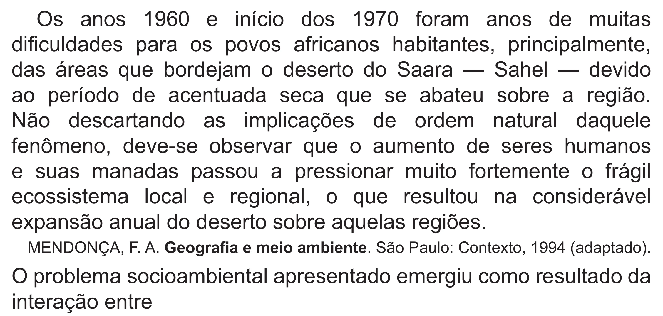 Enunciado original completo da questão 53 do ENEM 2021 - 1º Dia – Caderno 2 – Amarelo (Superampliada) – Reaplicação/PPL/Segunda Oportunidade, página 58.