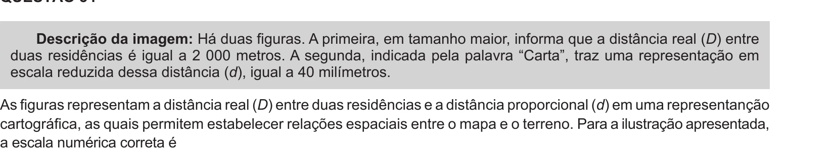 Enunciado original completo da questão 34 do ENEM 2015 - 1º Dia - Caderno 11 - Branco – Reaplicação/PPL - Ledor, página 12.