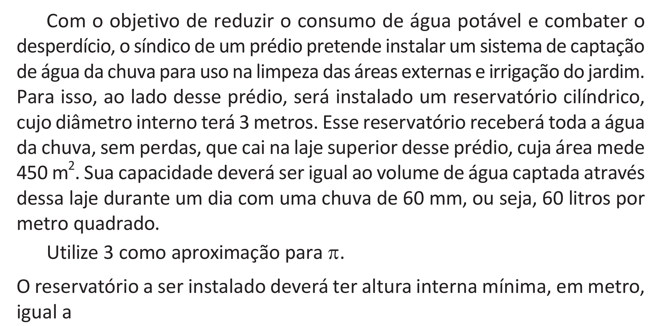 Enunciado original completo da questão 155 do ENEM 2025 - 2º Dia – Caderno 11 – Laranja (Braile e ledor) – Reaplicação - (Superampliada), página 69.