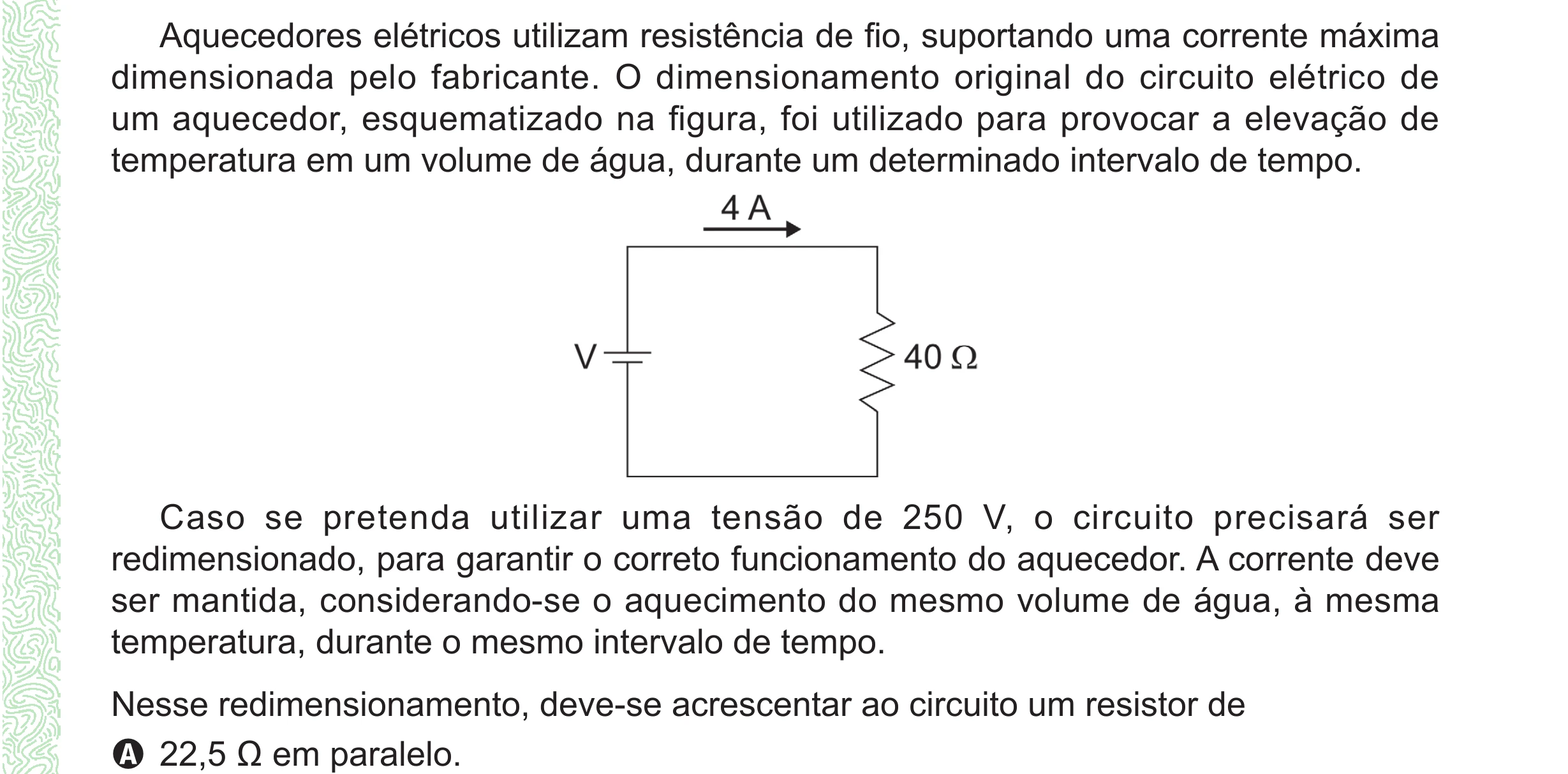 Enunciado original completo da questão 107 do ENEM 2024 - 2º Dia – Caderno 8 – Verde (Ampliada) – Reaplicação/PPL, página 11.