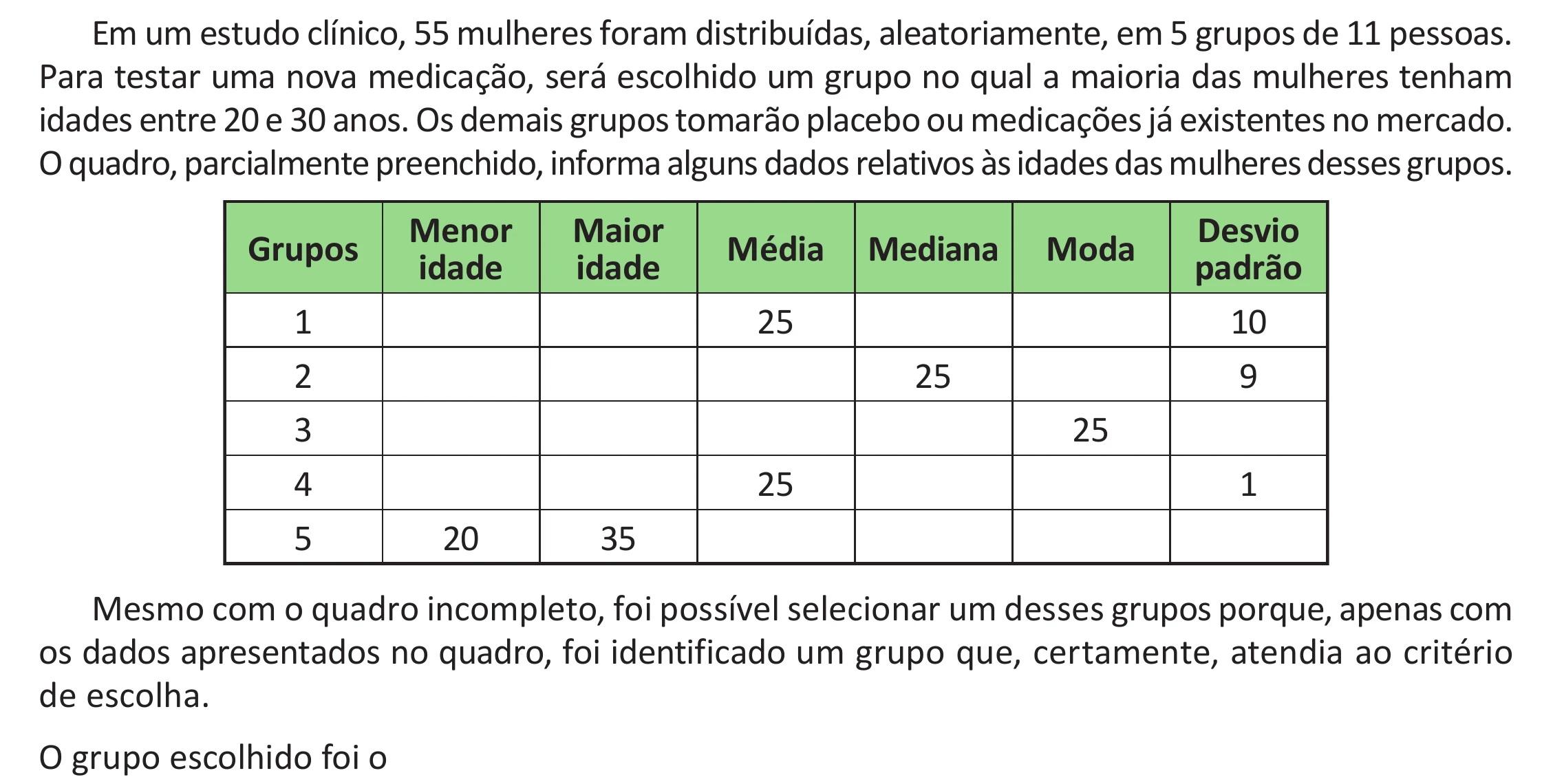 Enunciado original completo da questão 158 do ENEM 2025 - 2º Dia – Caderno 12 – Roxo (Libras) – Aplicação Regular - (Ampliada), página 49.