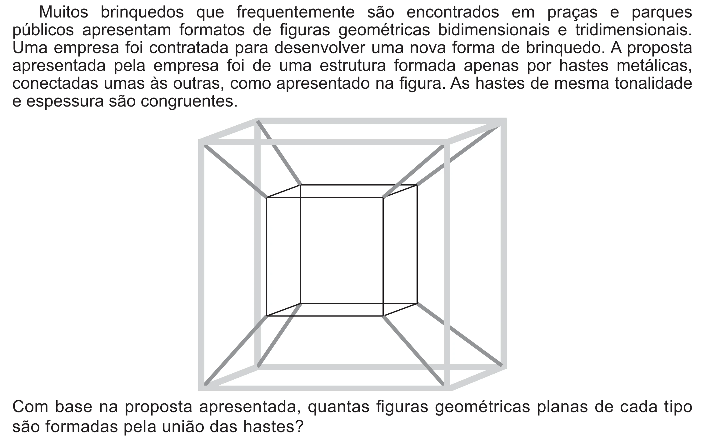 Enunciado original completo da questão 144 do ENEM 2021 - 2º Dia – Caderno 5 – Amarelo (Ampliada) – Aplicação Regular, página 40.