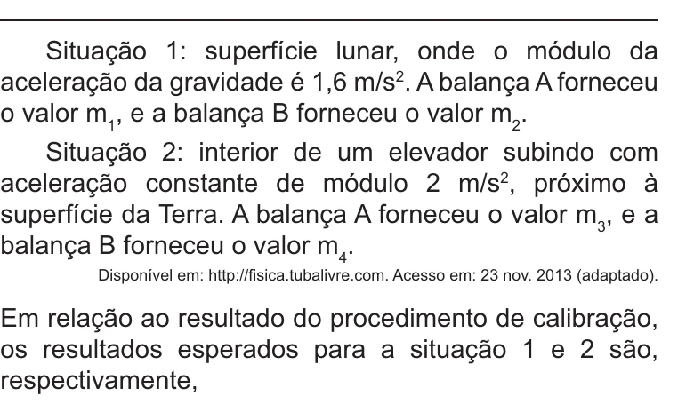 Enunciado original completo da questão 130 do ENEM 2021 - 2º Dia – Caderno 8 – Rosa – Reaplicação/PPL/Segunda Oportunidade, página 12.