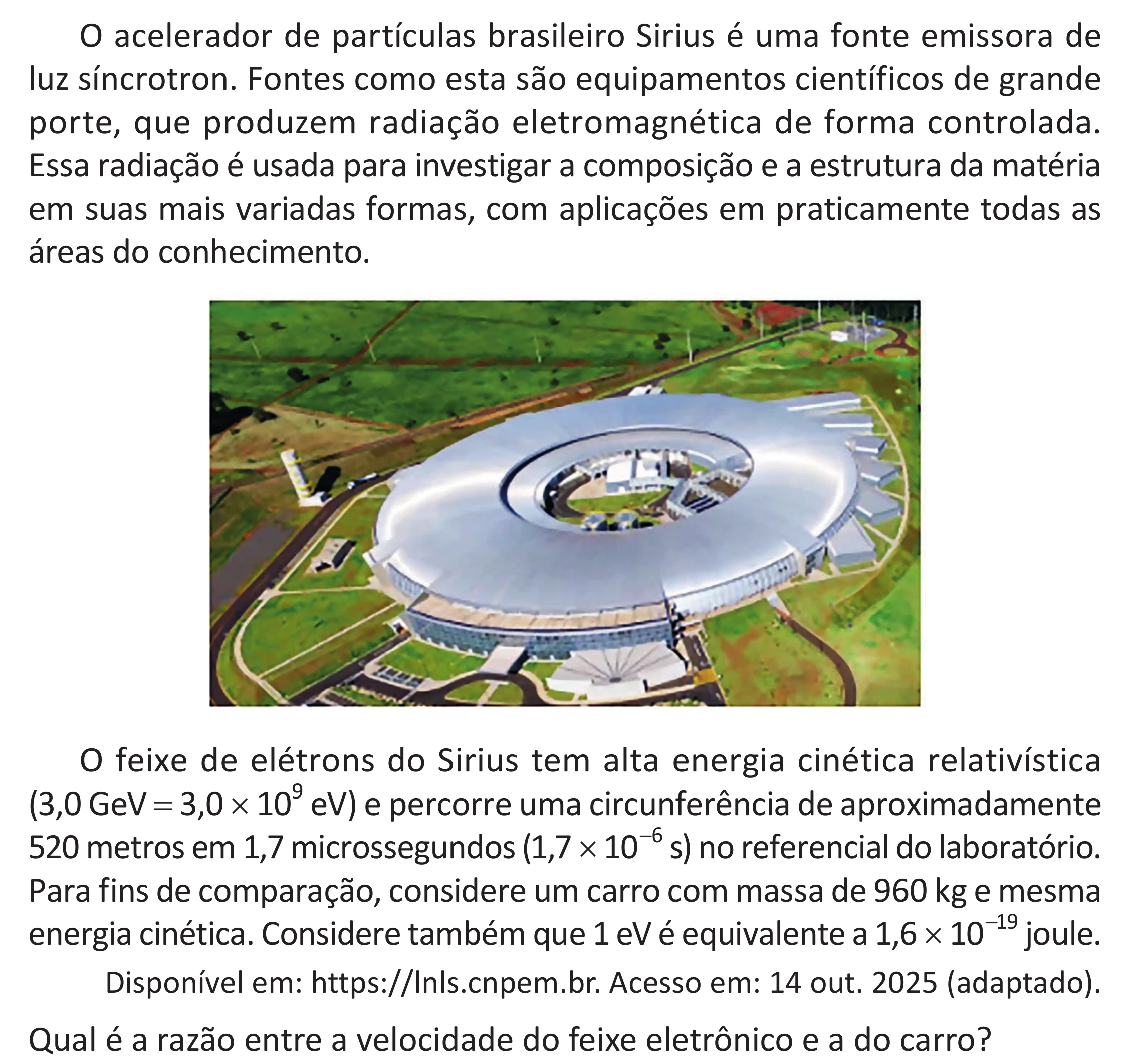 Enunciado original completo da questão 108 do ENEM 2025 - 2º Dia – Caderno 11 – Laranja (Braile e ledor) – Reaplicação - (Superampliada), página 20.