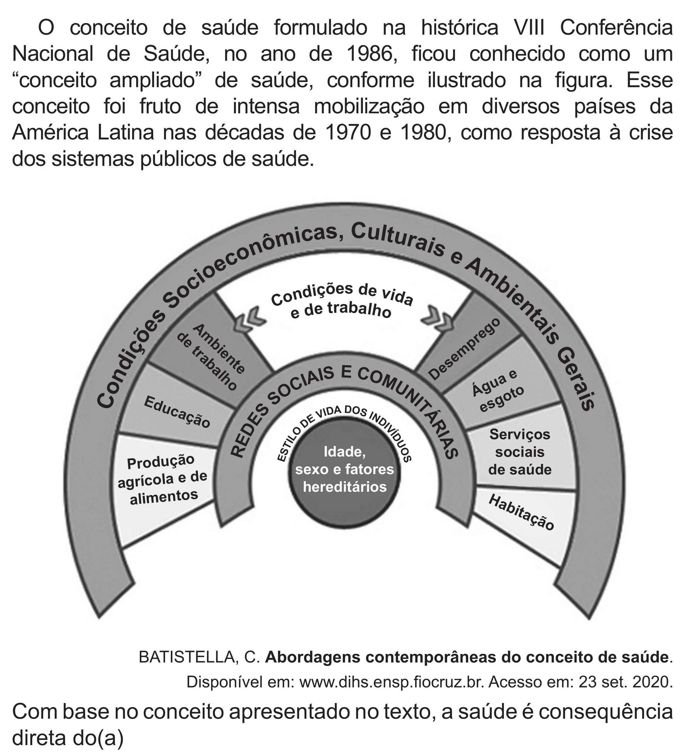 Enunciado original completo da questão 17 do ENEM 2020 - 1º Dia - Caderno 4 – Rosa (Superampliada) – Aplicação Regular, página 22.