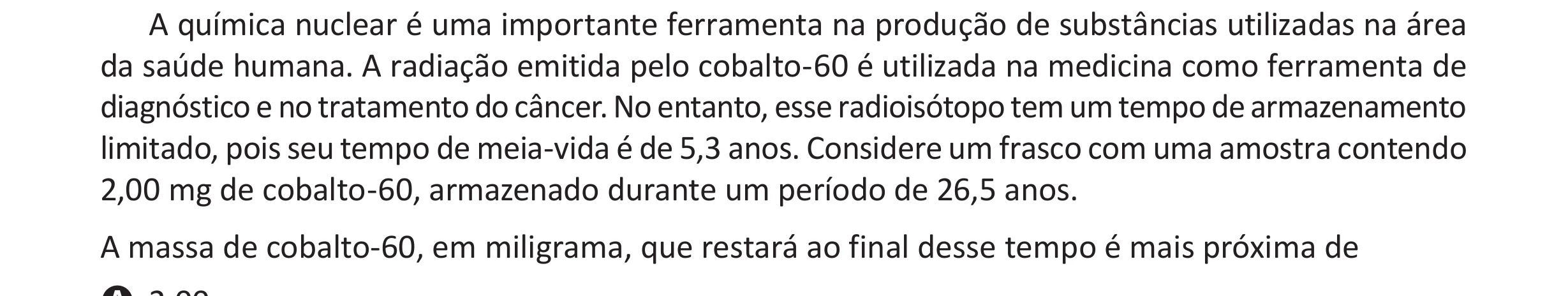 Enunciado original completo da questão 104 do ENEM 2025 - 2º Dia – Caderno 11 – Laranja (Braile e ledor) – Aplicação Regular - (Ampliada), página 8.
