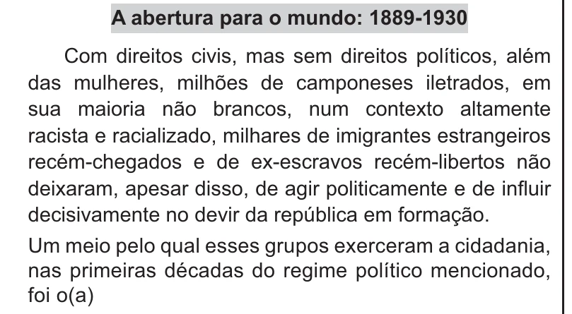 Enunciado original completo da questão 82 do ENEM 2021 - 1º Dia – Caderno 9 – Laranja (braile e ledor) – Reaplicação/PPL/Segunda Oportunidade, página 33.
