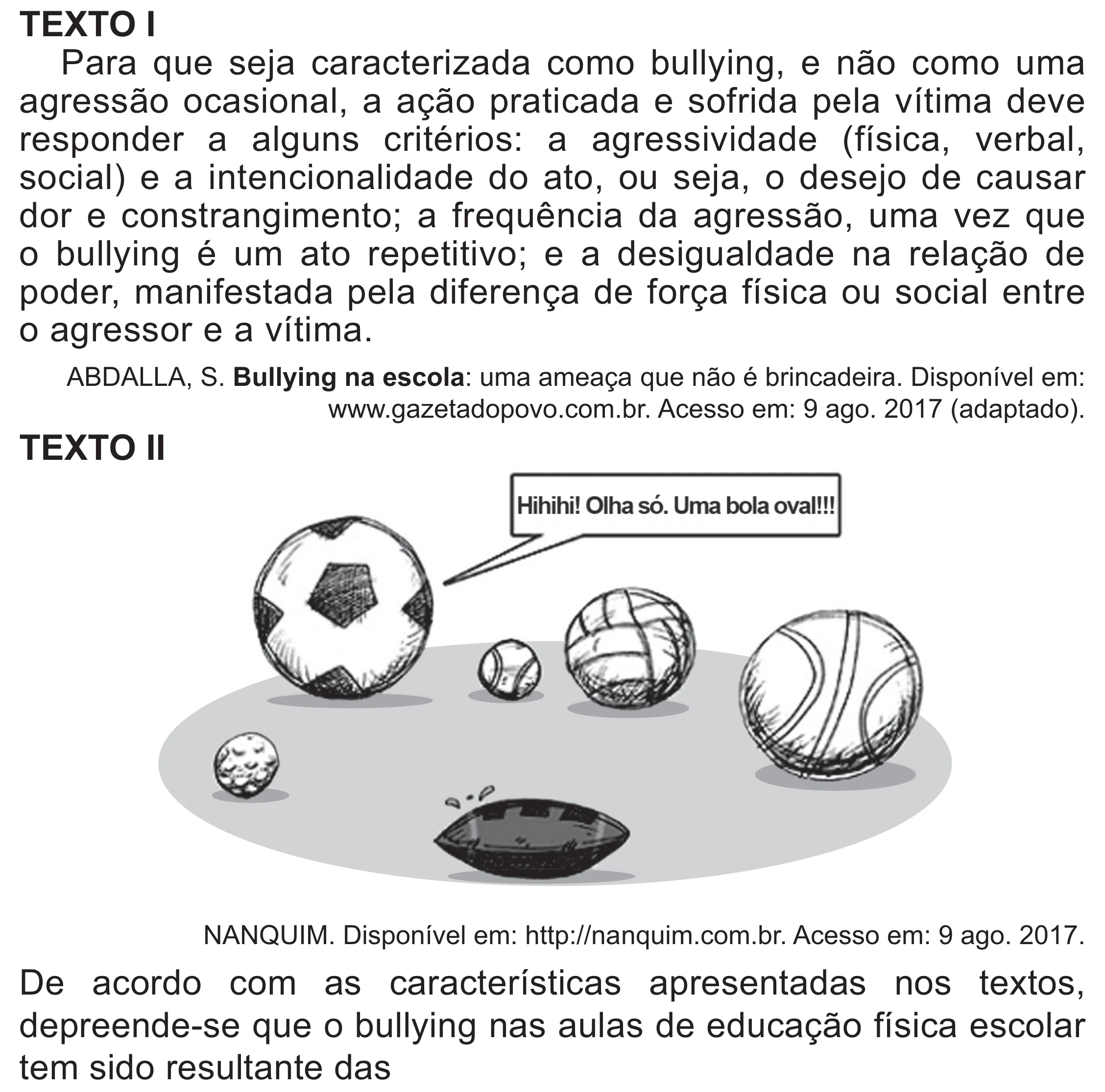 Enunciado original completo da questão 14 do ENEM 2021 - 1º Dia – Caderno 2 – Amarelo (Superampliada) – Reaplicação/PPL/Segunda Oportunidade, página 21.